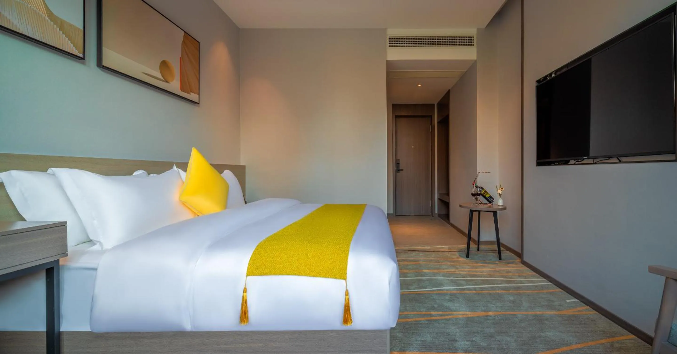 Bed in Luzhou Baian Smart Hotel