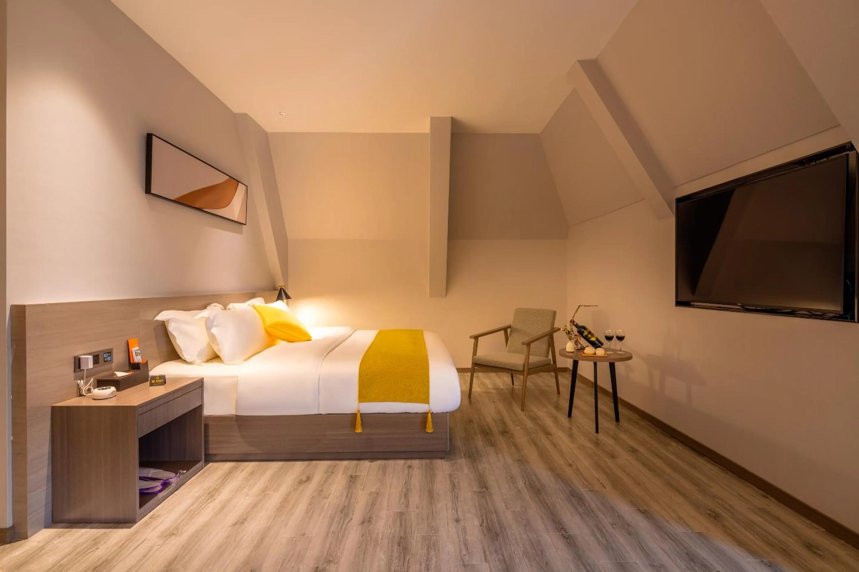 Bed in Luzhou Baian Smart Hotel