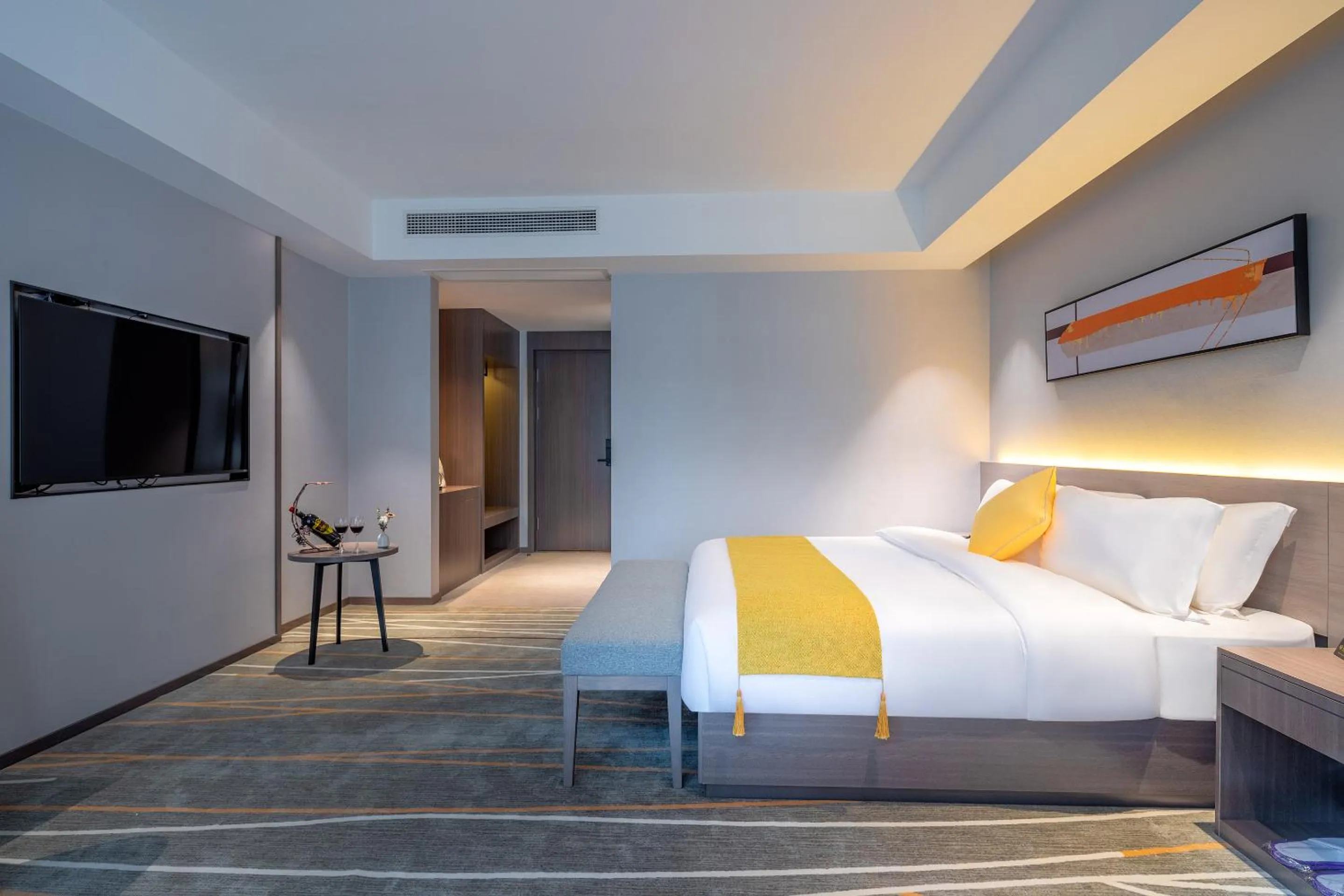 Bed in Luzhou Baian Smart Hotel