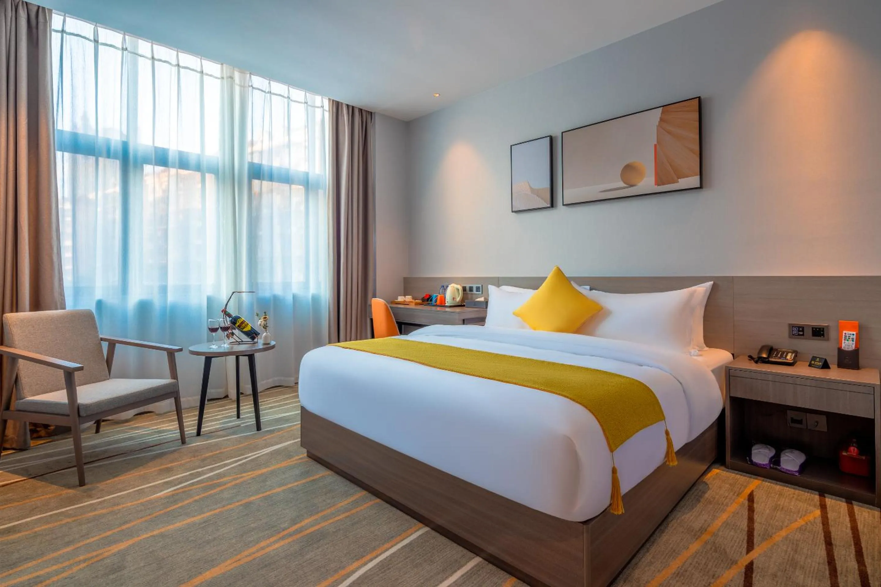 Bed in Luzhou Baian Smart Hotel
