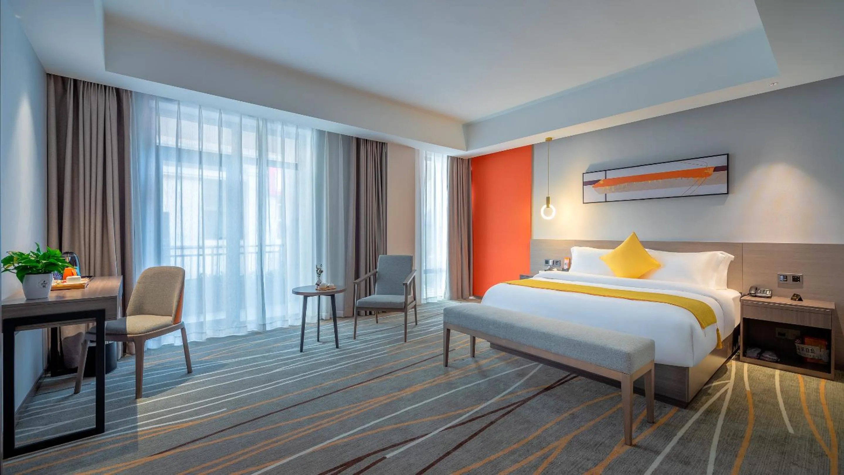 Bed in Luzhou Baian Smart Hotel