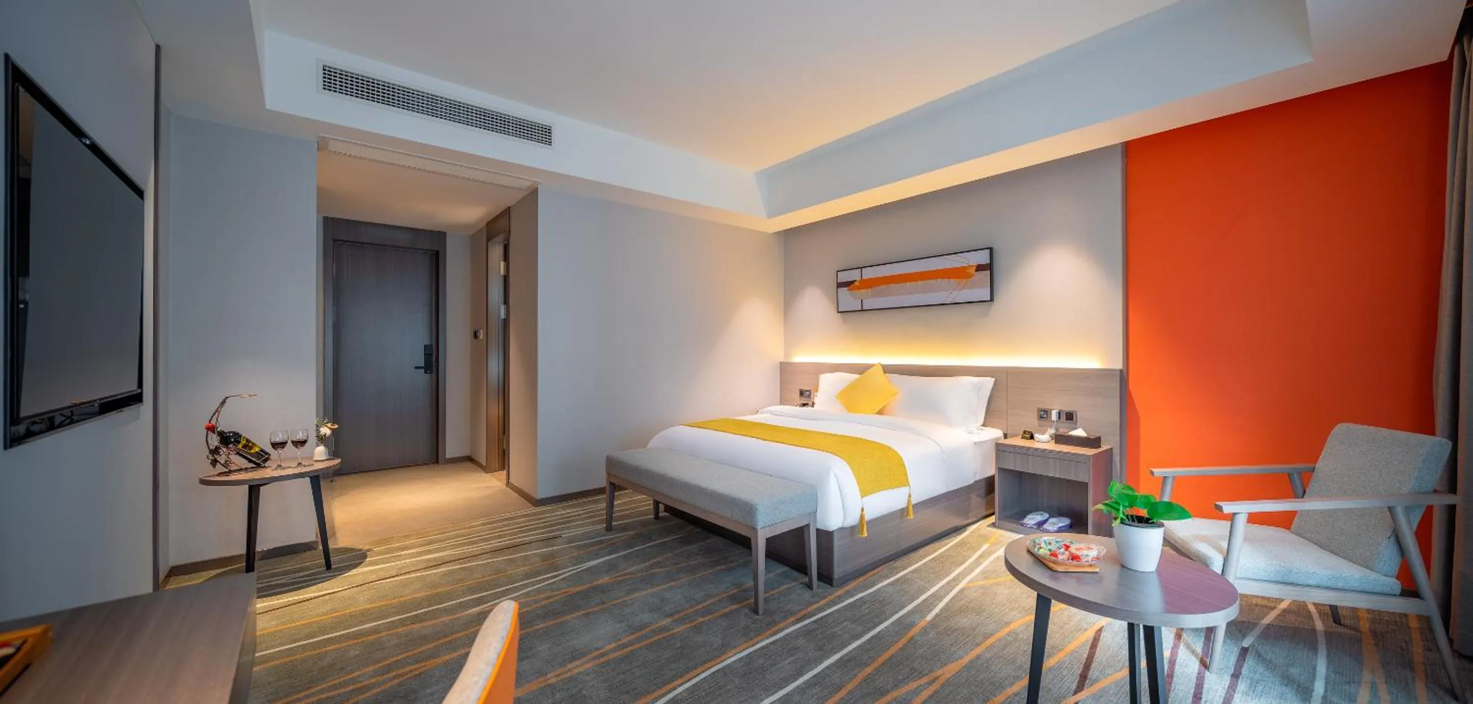 Bed in Luzhou Baian Smart Hotel