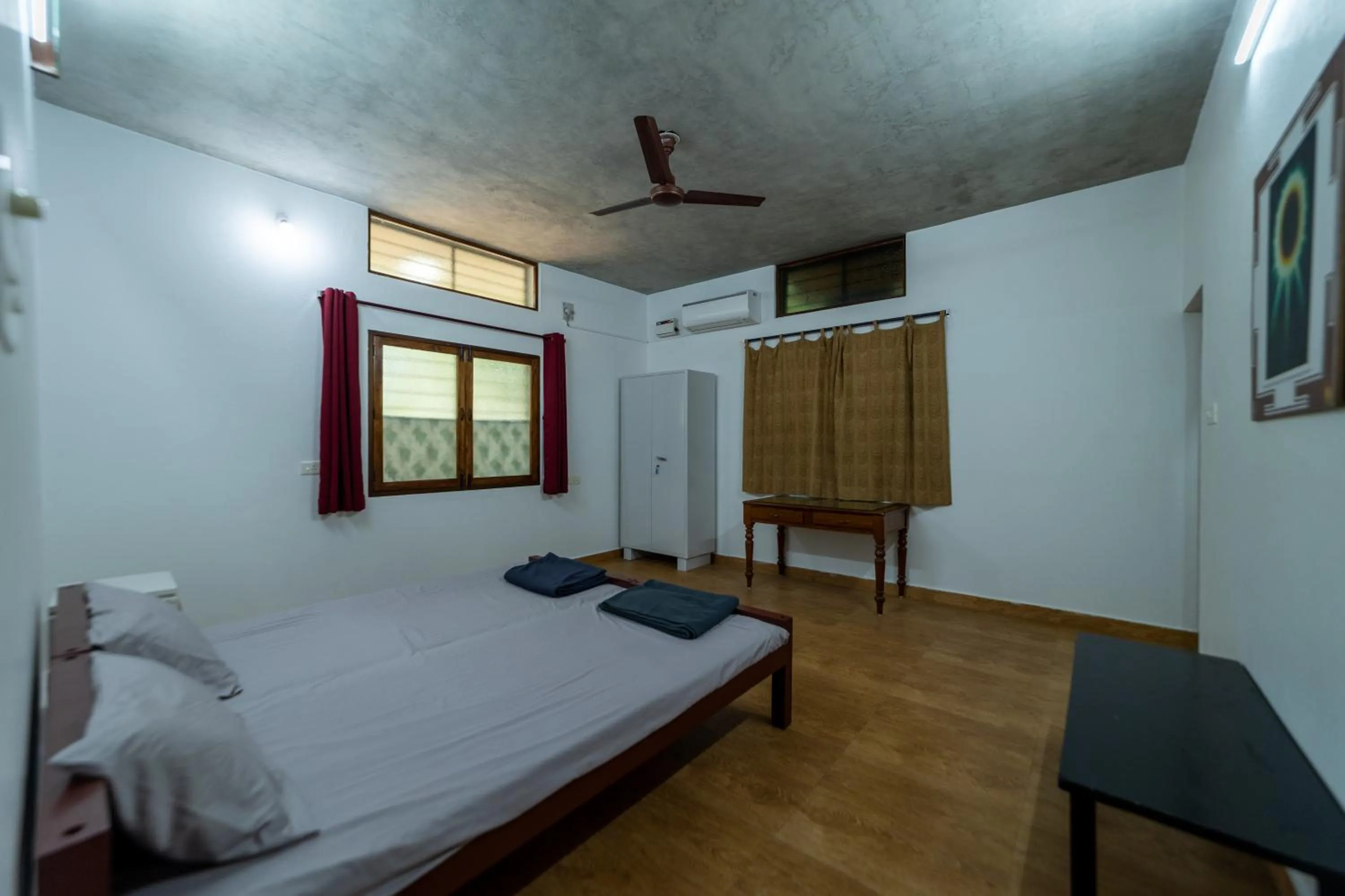 Bedroom in Aurovidya Retreat