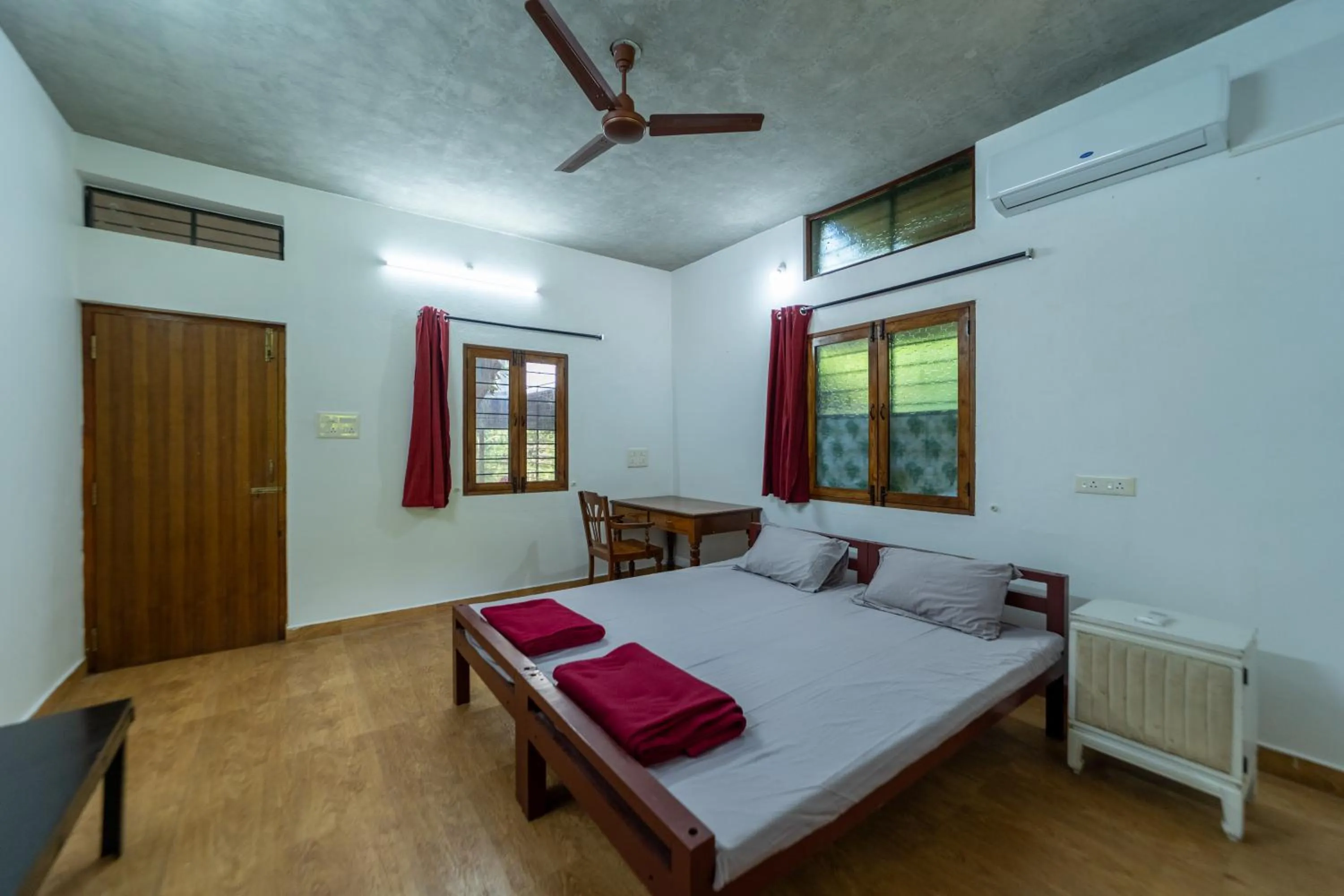 Bedroom in Aurovidya Retreat