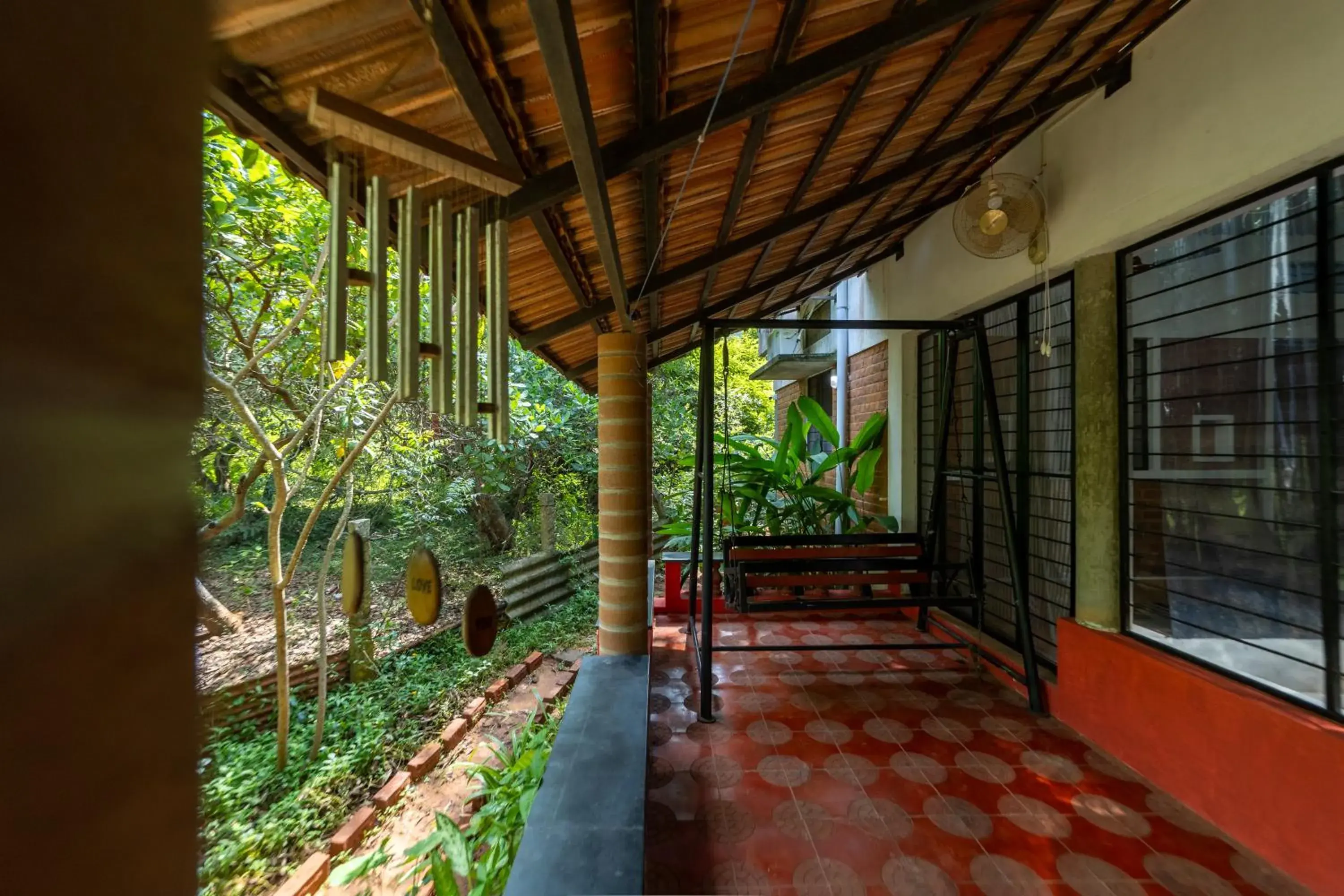 Facade/entrance in Aurovidya Retreat Facade/entrance in Aurovidya Retreat