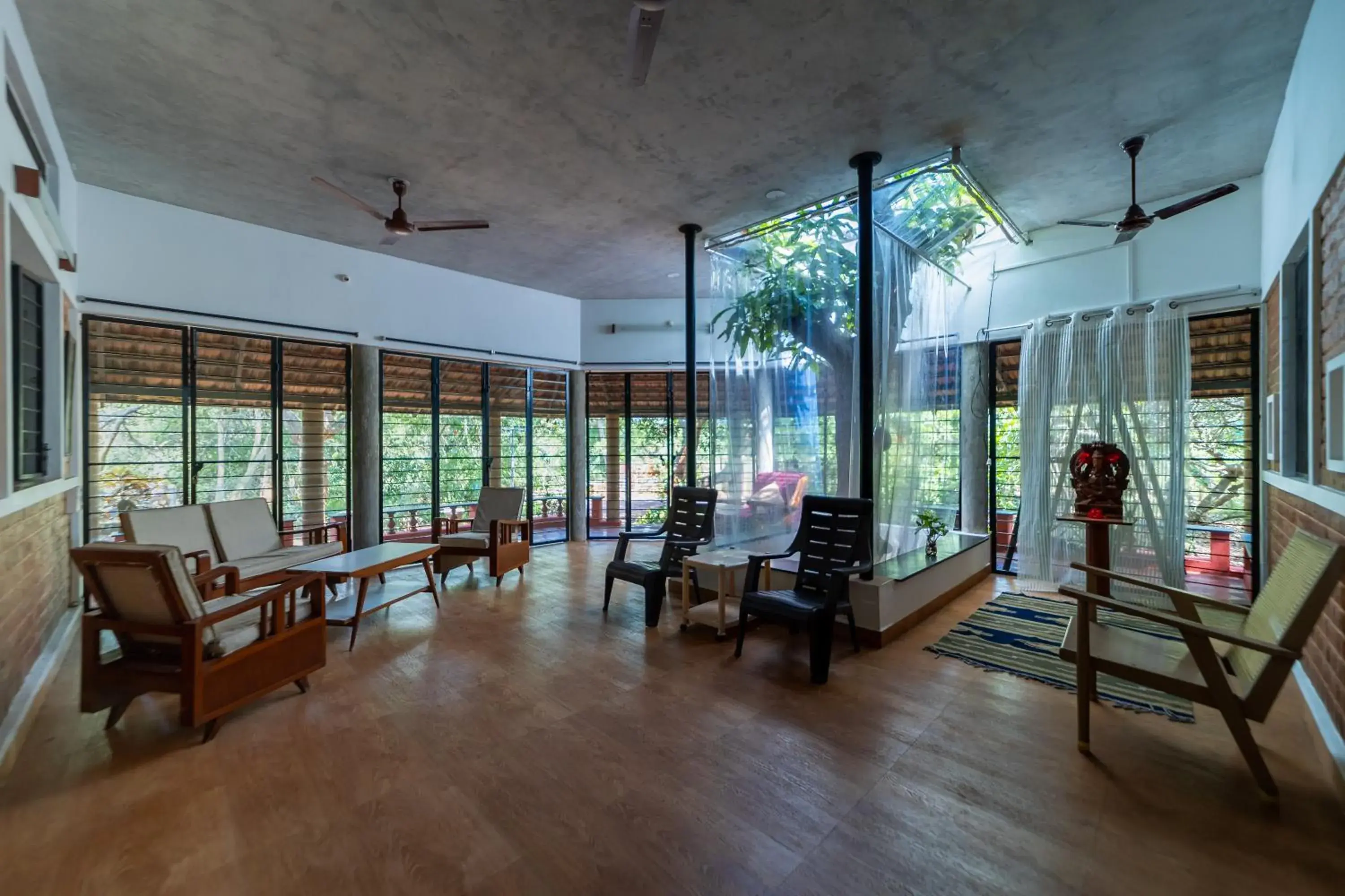 Living room in Aurovidya Retreat Living room in Aurovidya Retreat