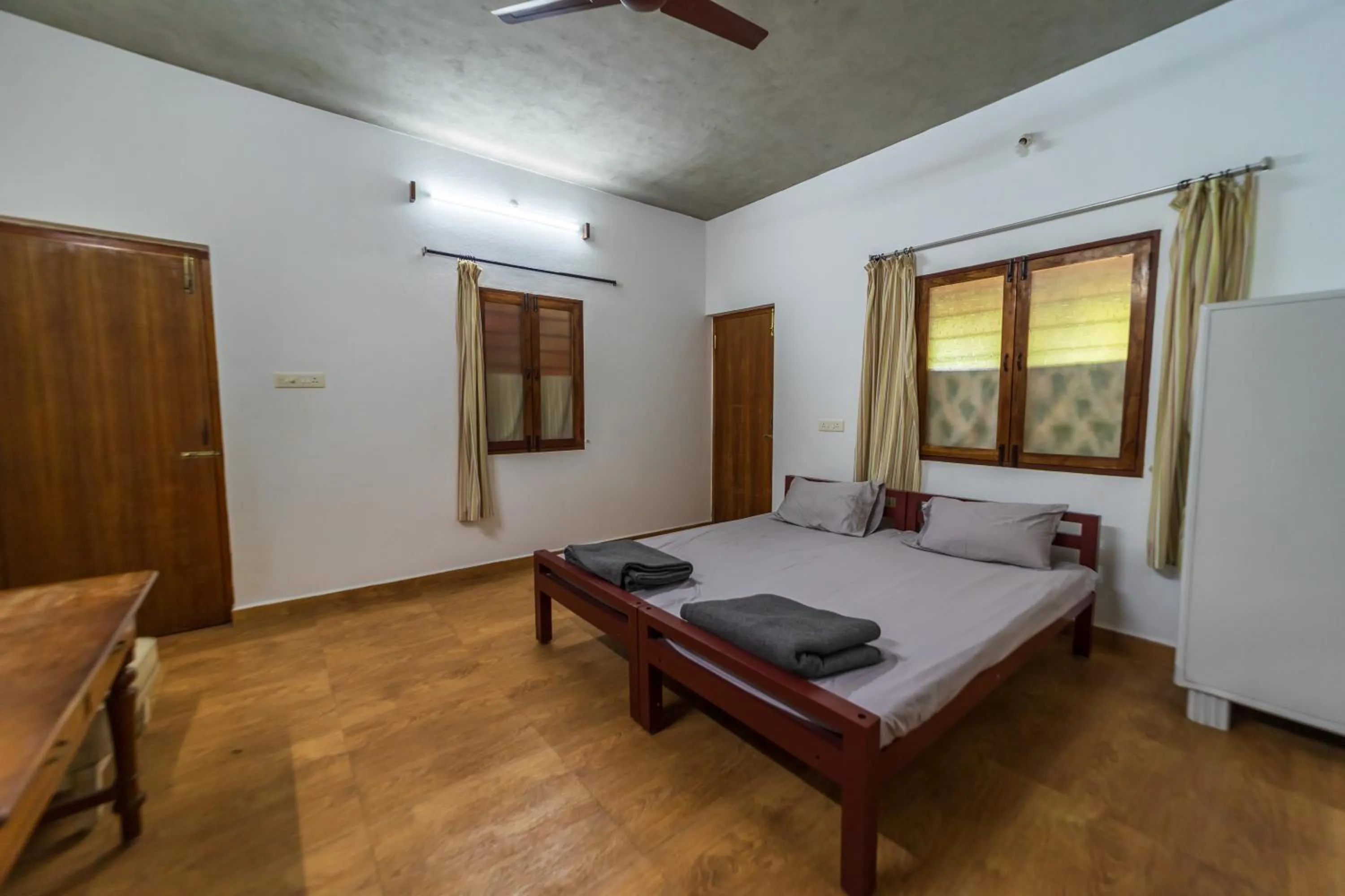 Bedroom in Aurovidya Retreat