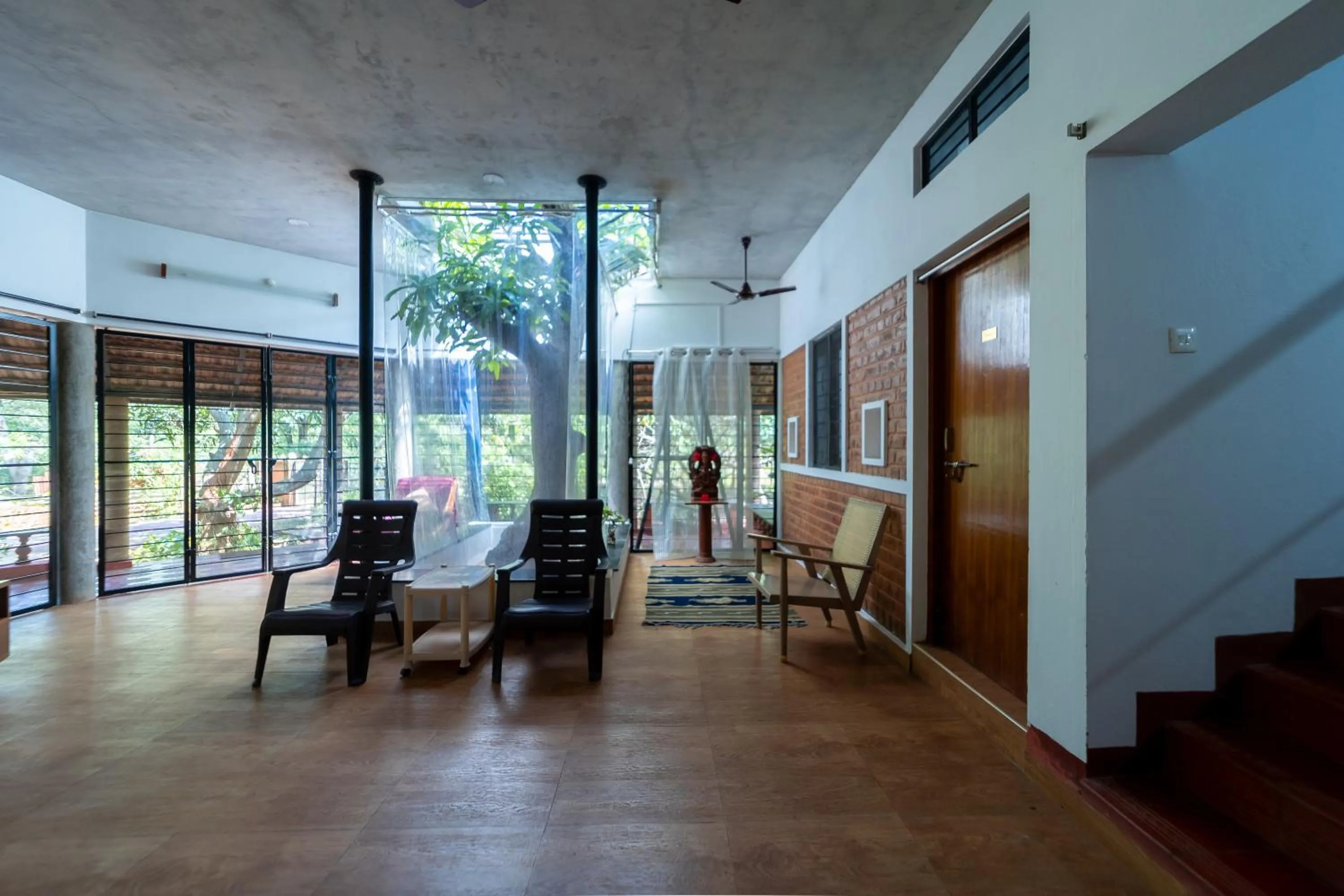 Living room in Aurovidya Retreat