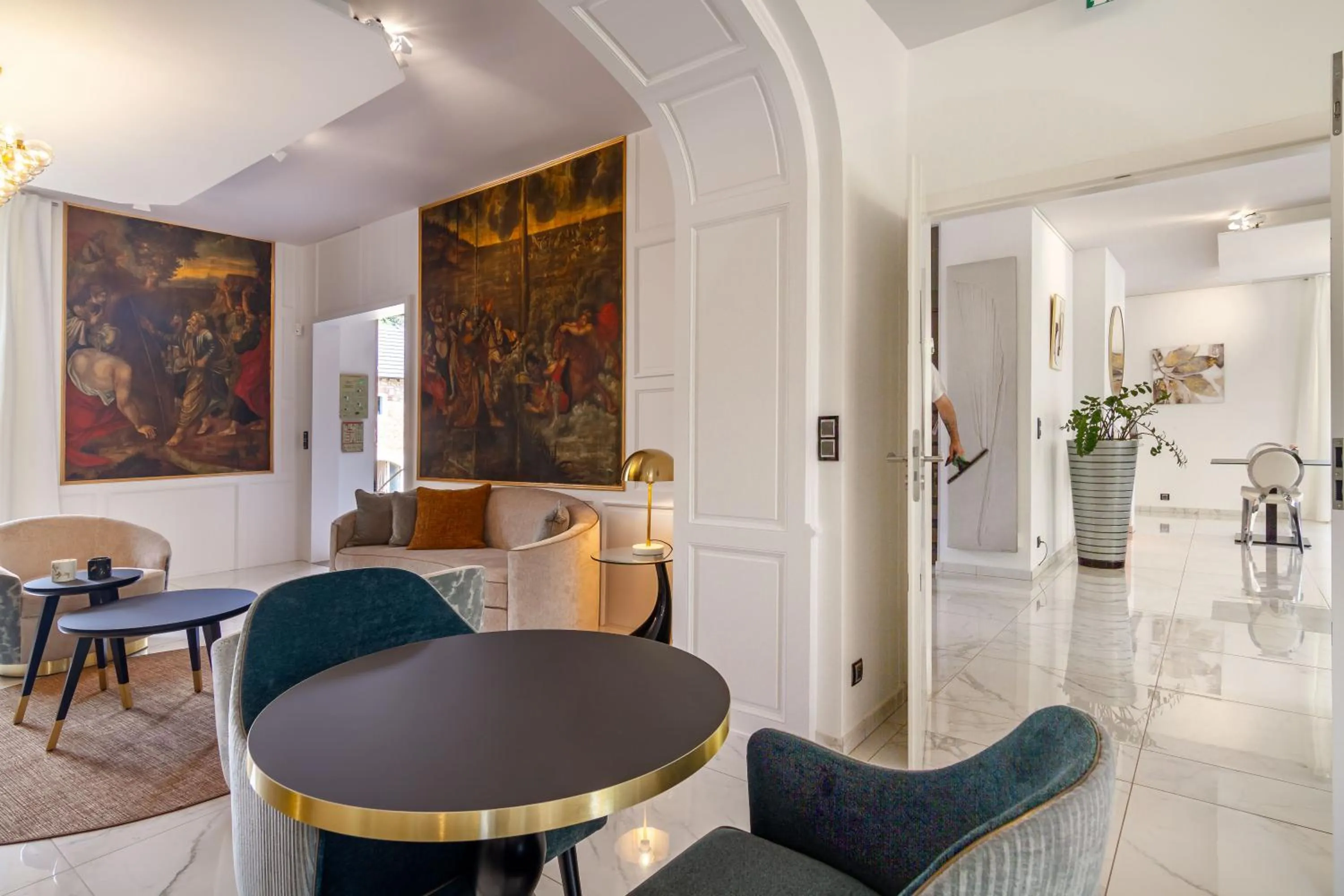 Living room in Château de Maraval