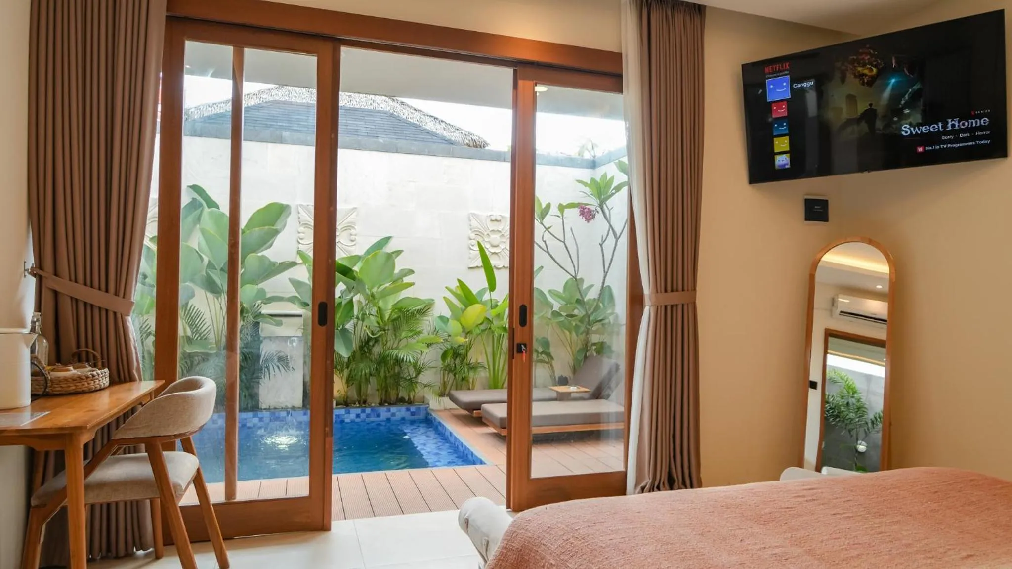 Bed in Villa Di Bali