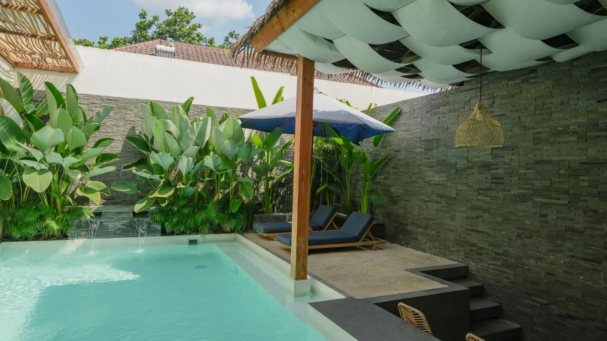 Garden view in Villa Di Bali