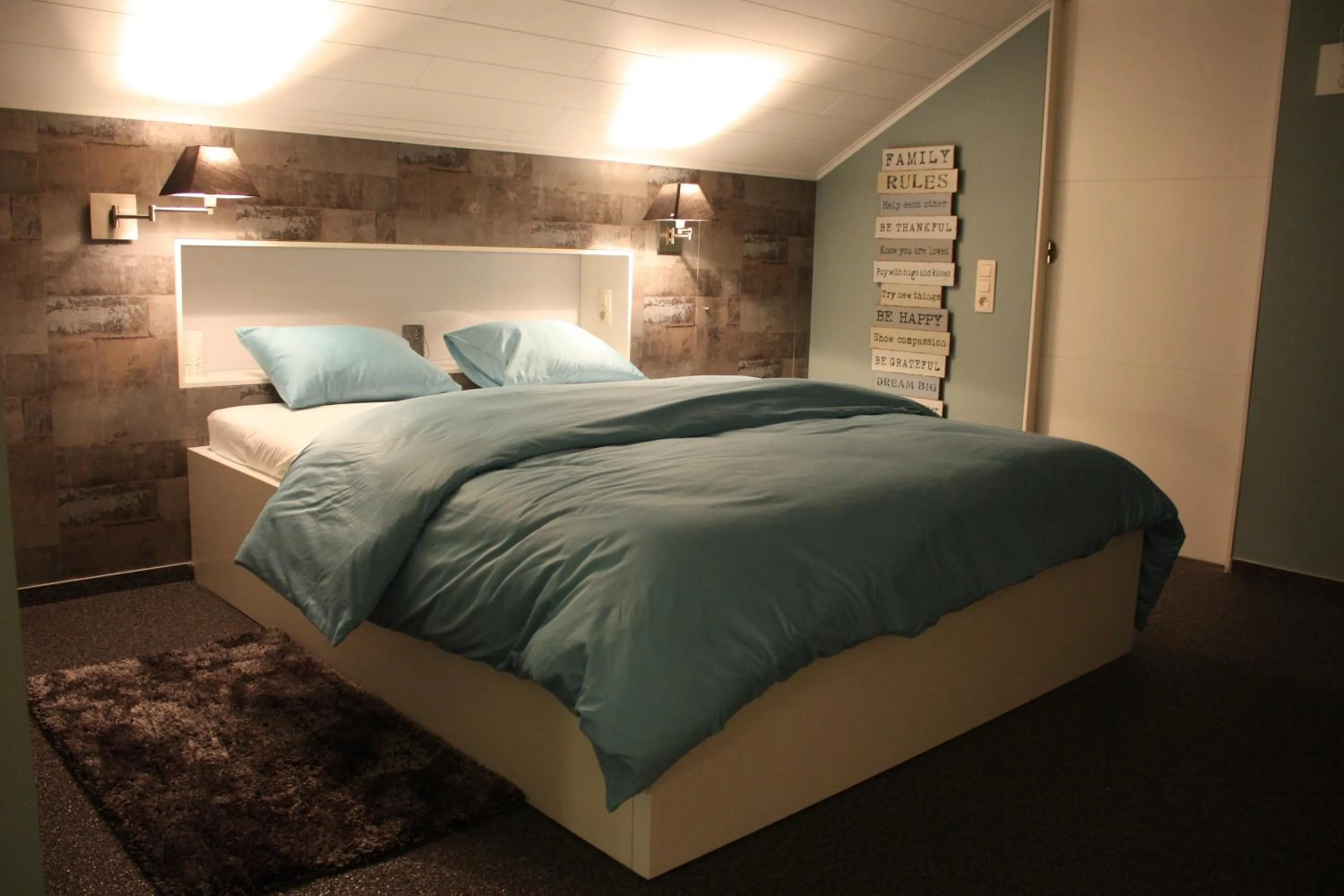 Bed in B&B Au coin des sources