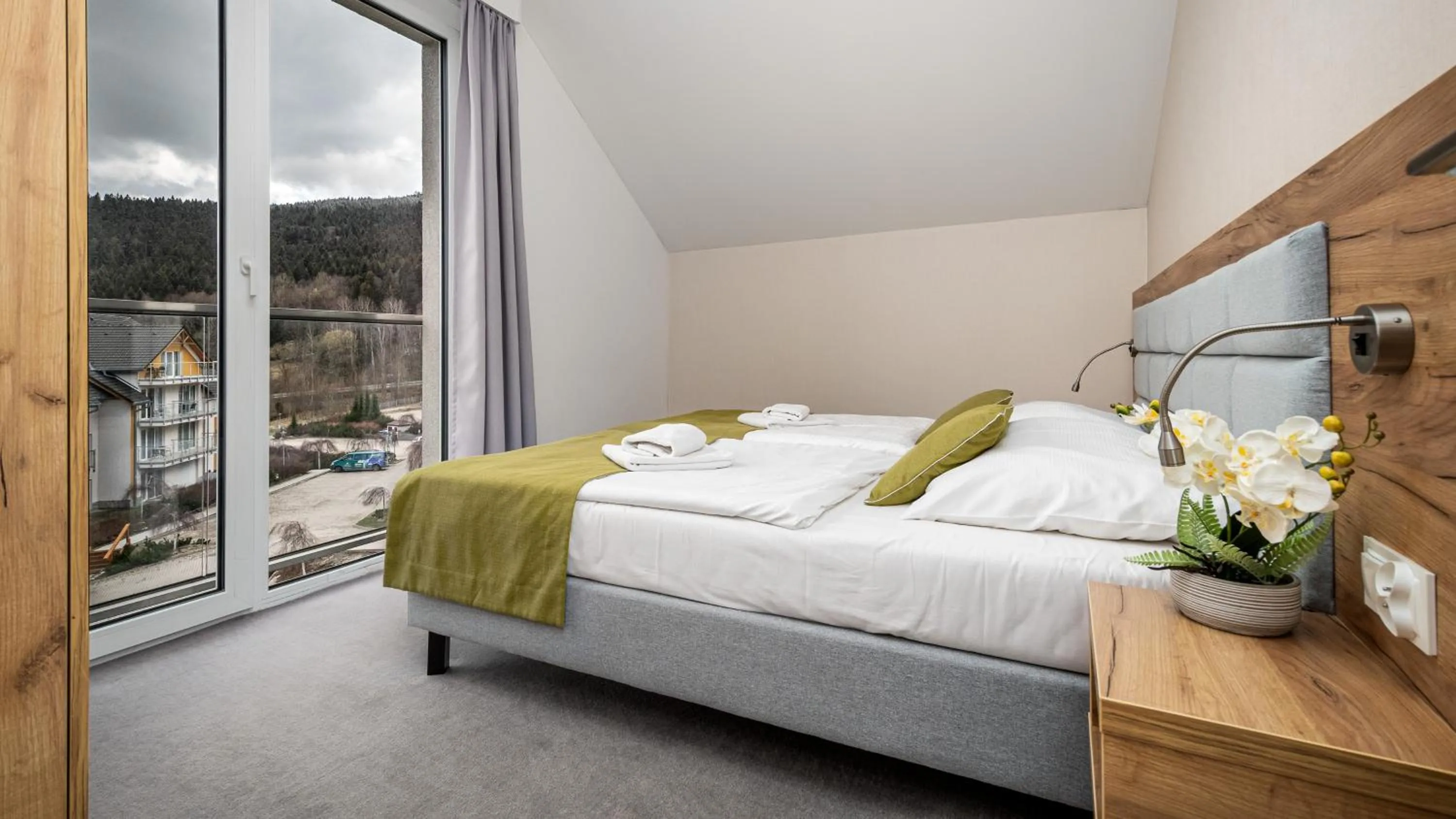 Bed in Aparthotel Panorama - Czarna Góra Resort, Sun & Snow