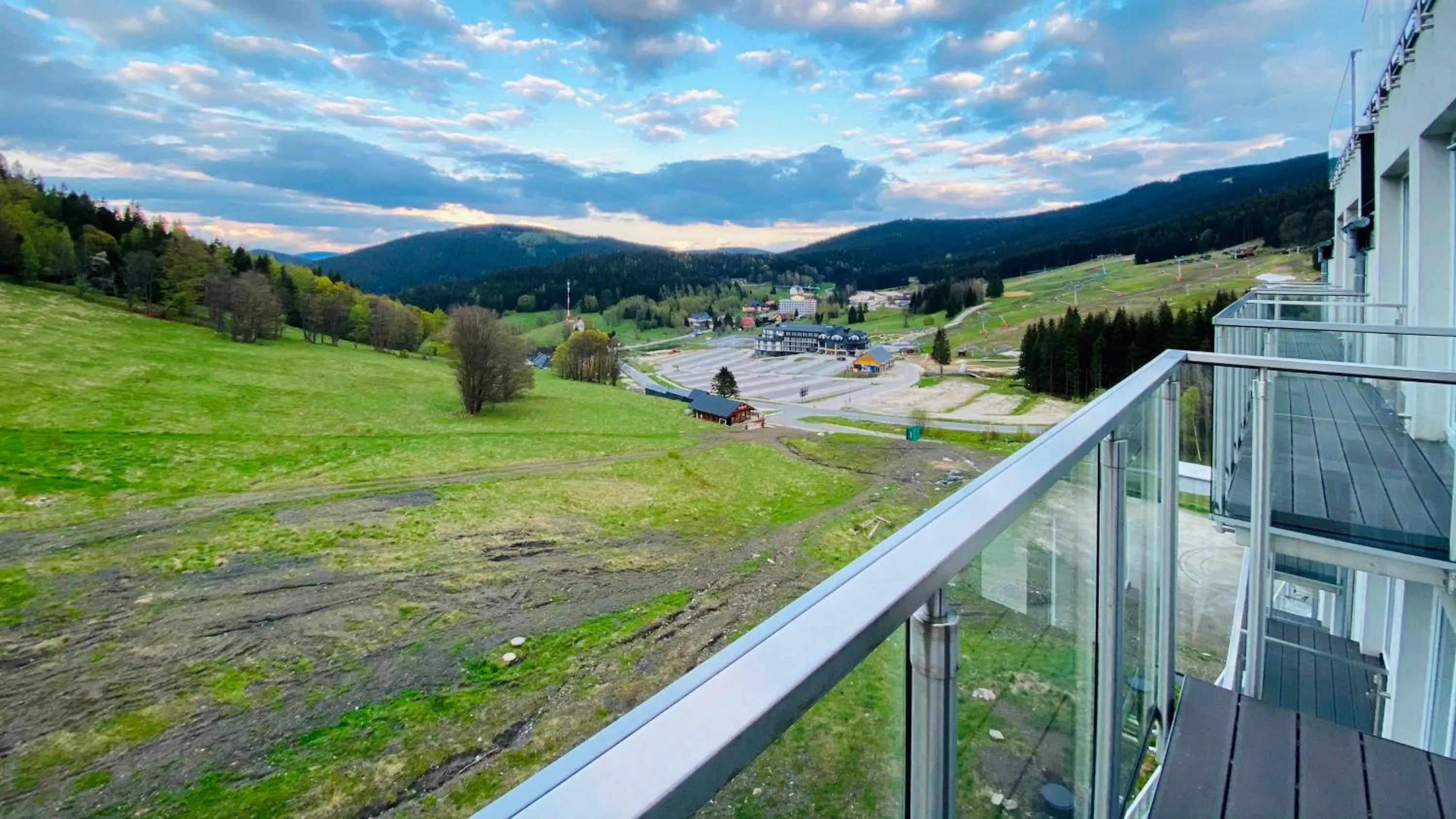 Balcony/Terrace in Aparthotel Panorama - Czarna Góra Resort, Sun & Snow