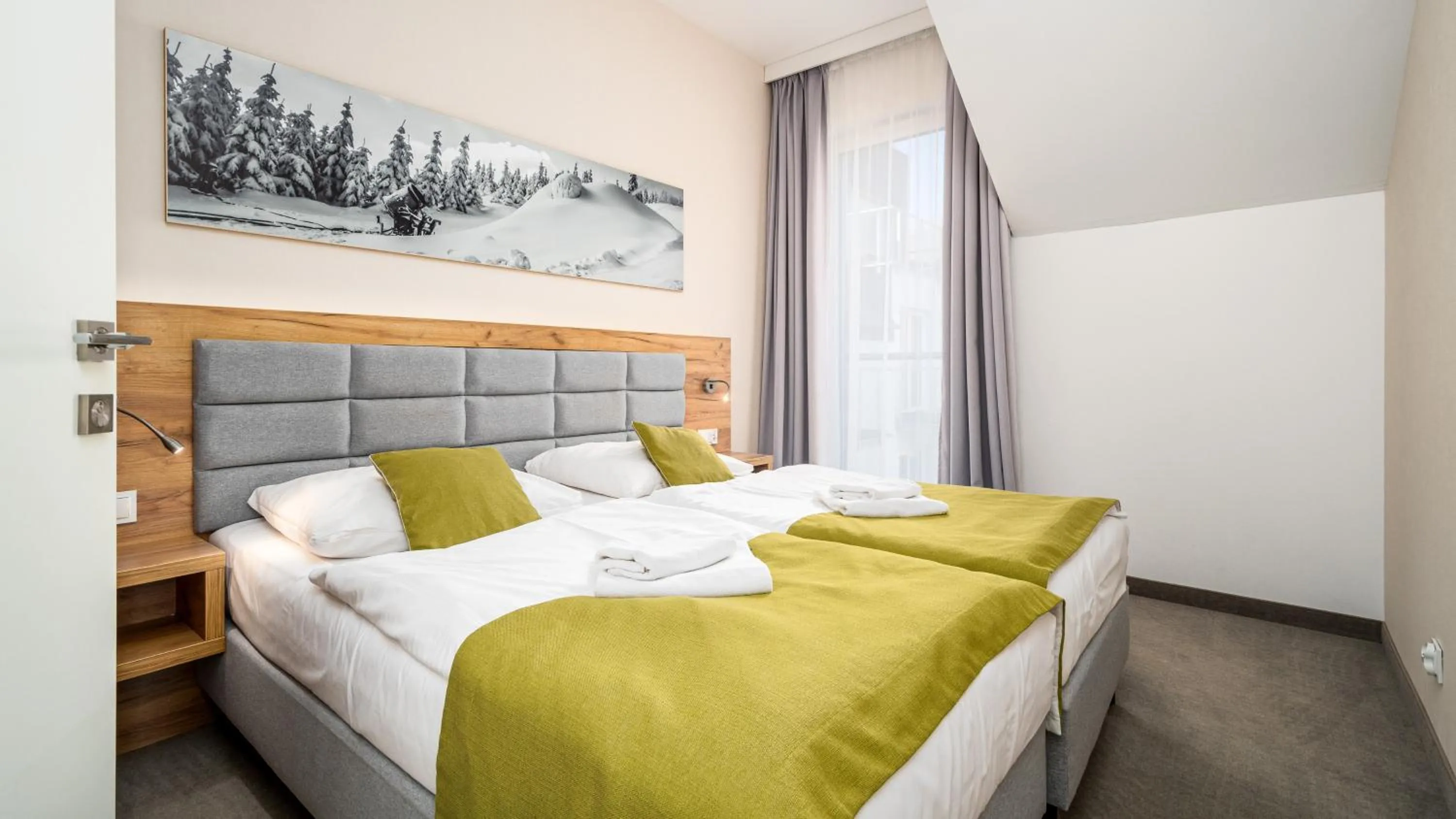 Bed in Aparthotel Panorama - Czarna Góra Resort, Sun & Snow