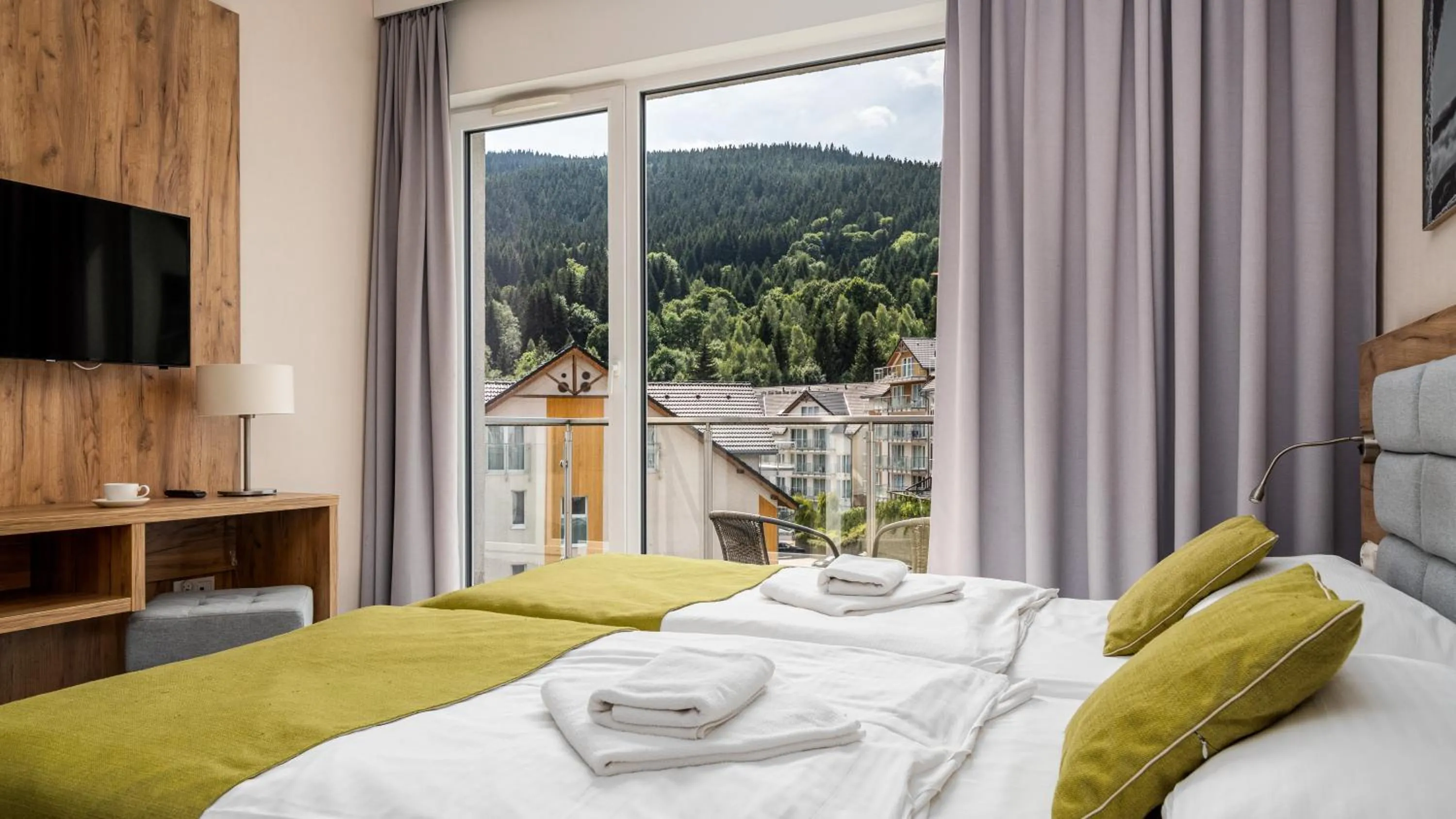 Bed in Aparthotel Panorama - Czarna Góra Resort, Sun & Snow