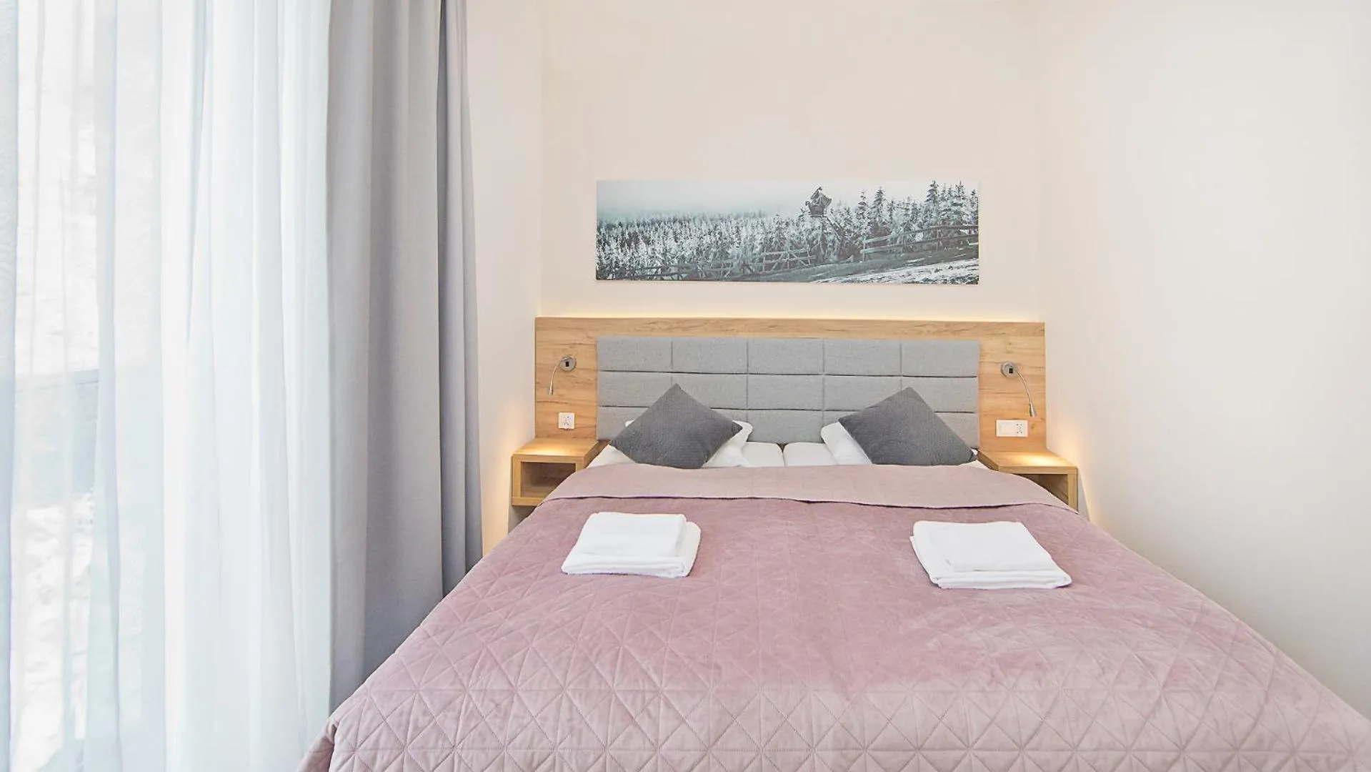 Bed in Aparthotel Panorama - Czarna Góra Resort, Sun & Snow
