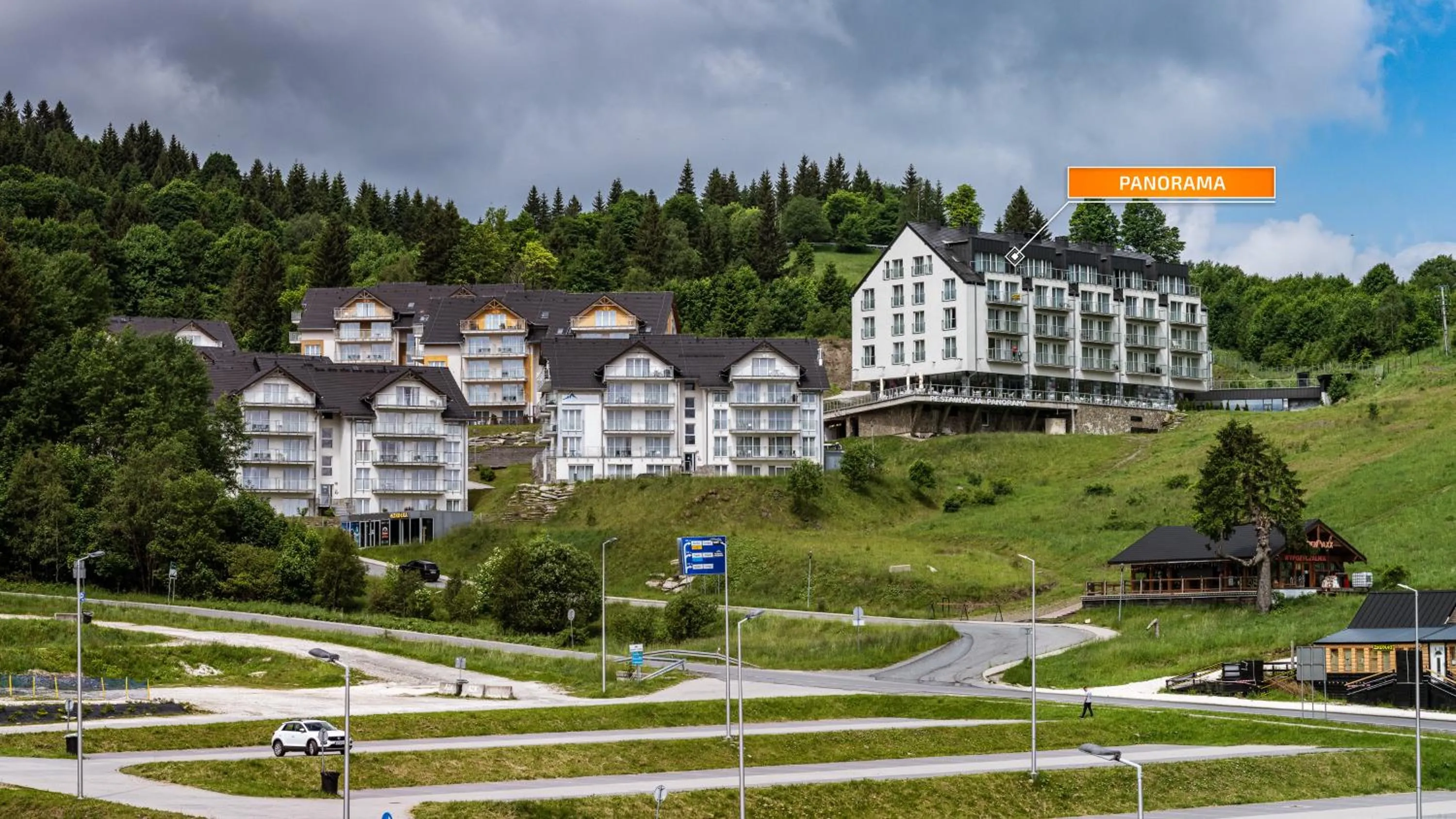 Property building in Aparthotel Panorama - Czarna Góra Resort, Sun & Snow