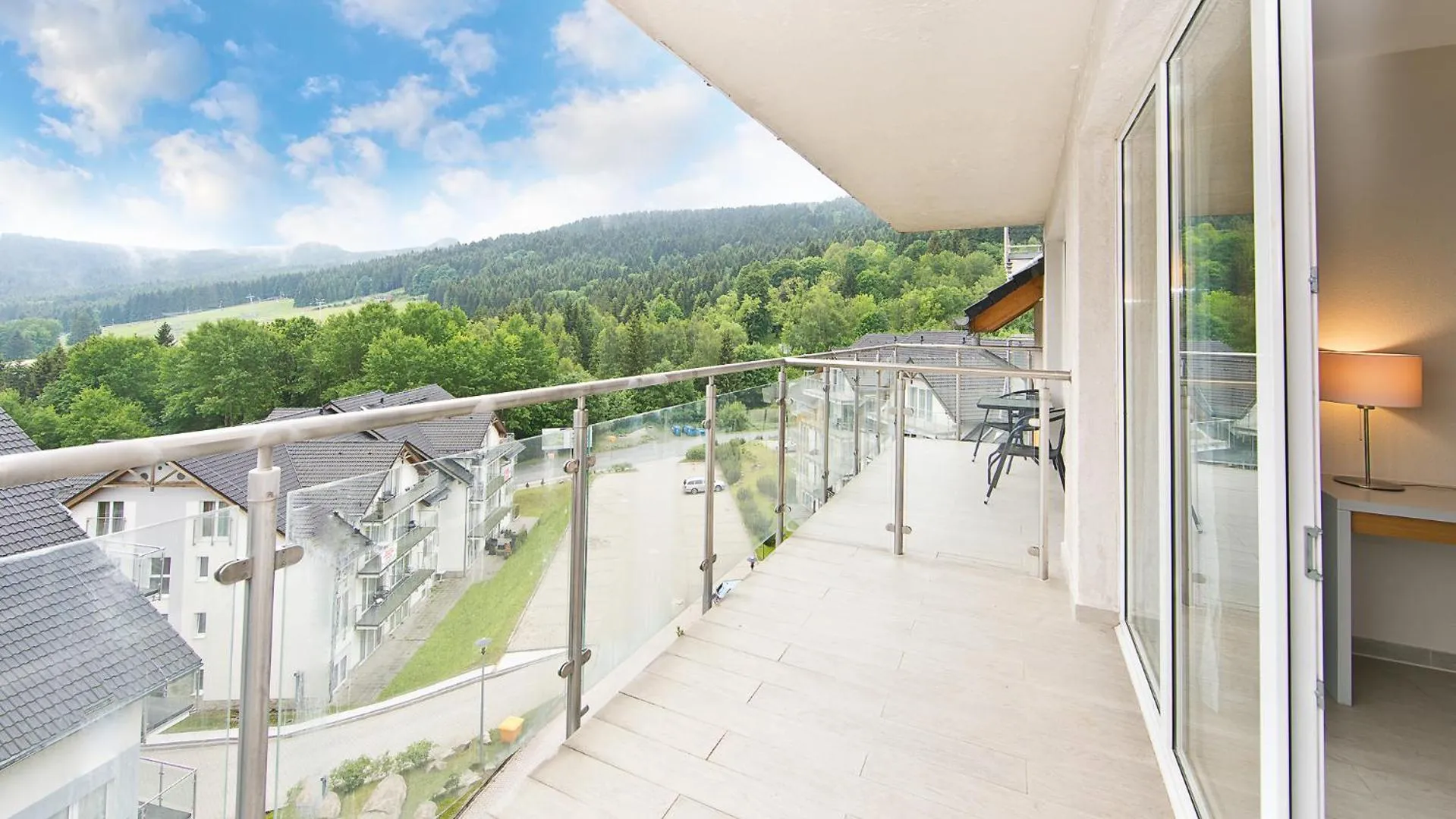 Balcony/Terrace in Aparthotel Panorama - Czarna Góra Resort, Sun & Snow
