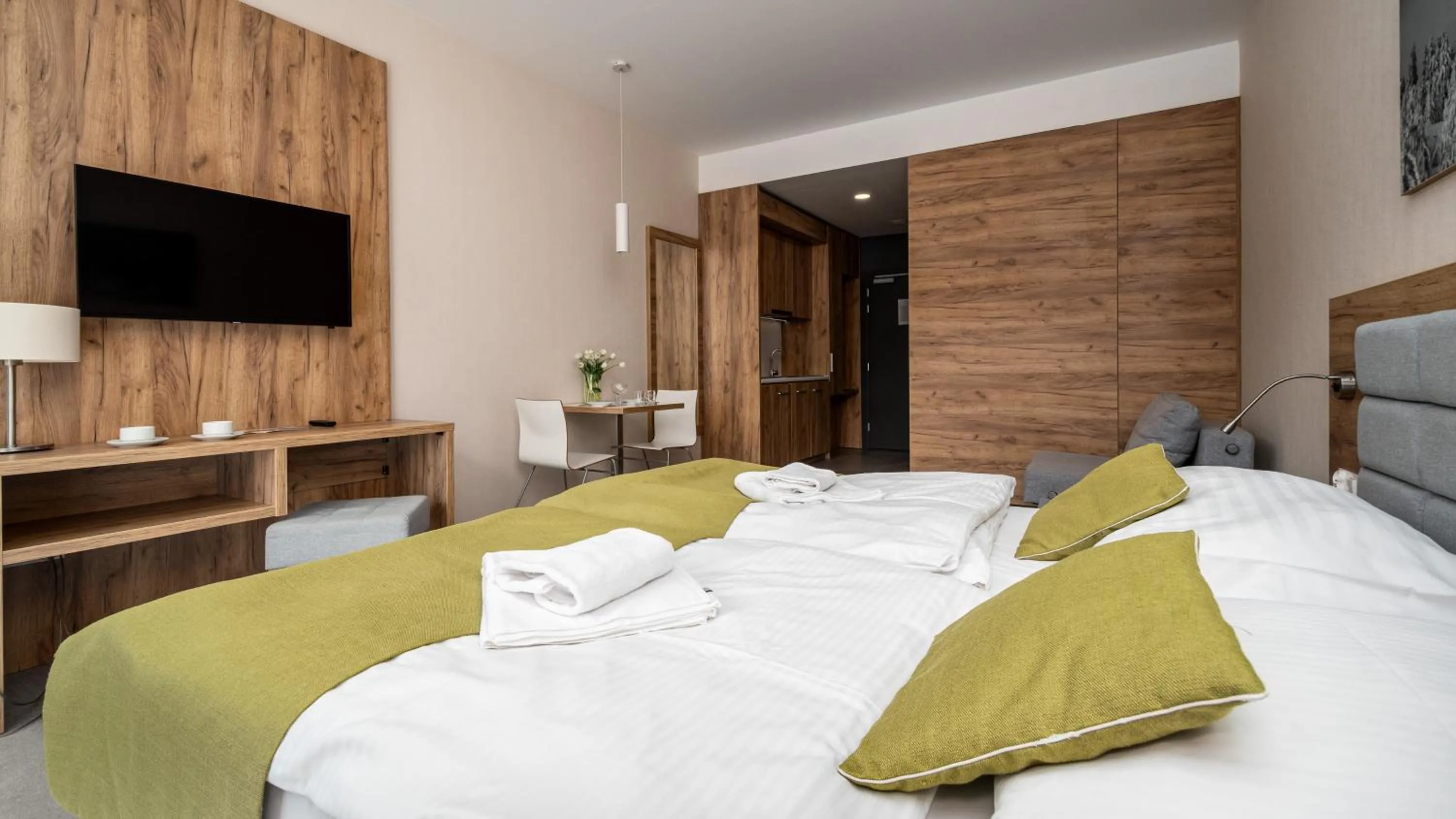 Bed in Aparthotel Panorama - Czarna Góra Resort, Sun & Snow