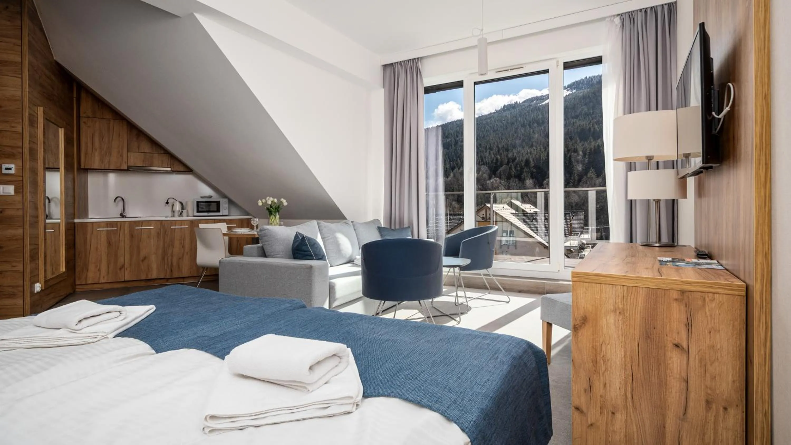 Bed in Aparthotel Panorama - Czarna Góra Resort, Sun & Snow