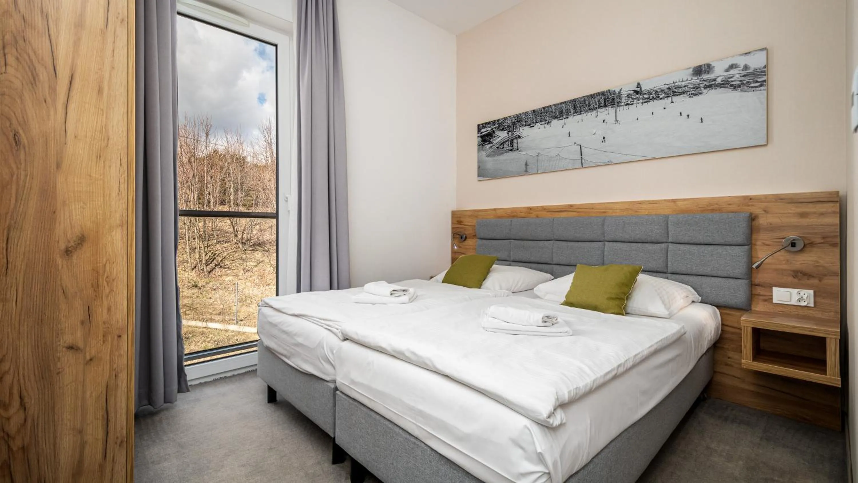 Bed in Aparthotel Panorama - Czarna Góra Resort, Sun & Snow