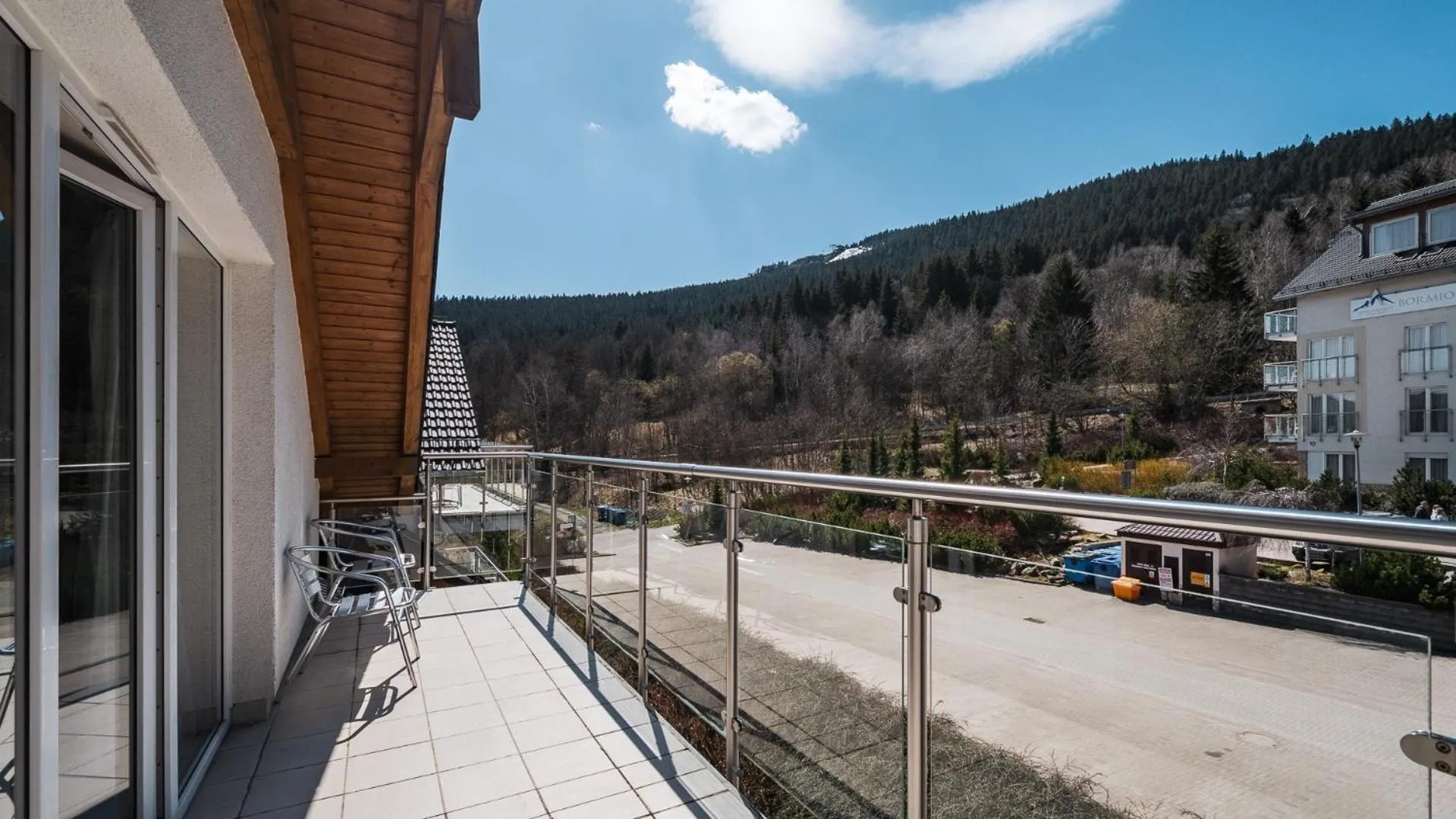 Balcony/Terrace in Aparthotel Panorama - Czarna Góra Resort, Sun & Snow
