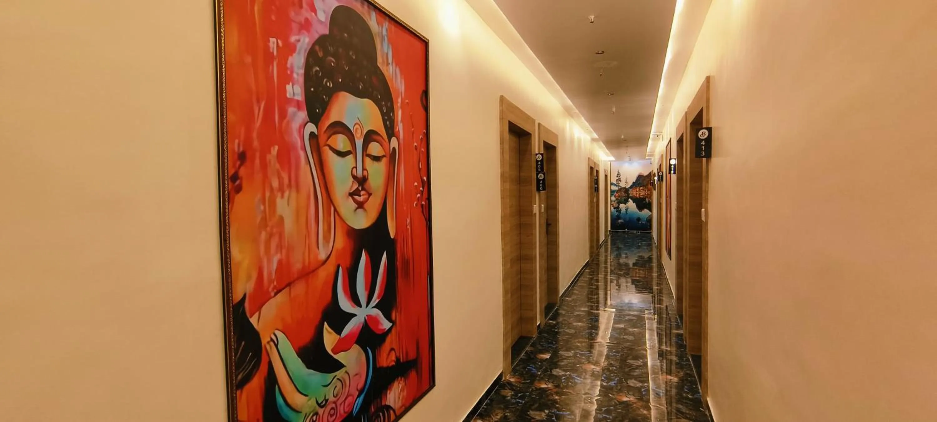 Lobby or reception in Hotel Krish villa