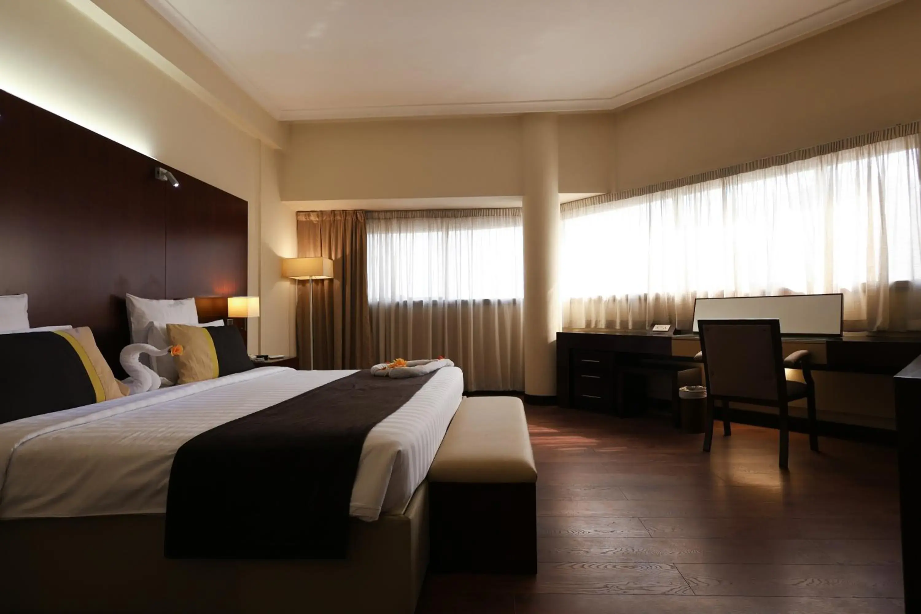 Bed in Aavri Hotel Bed in Aavri Hotel