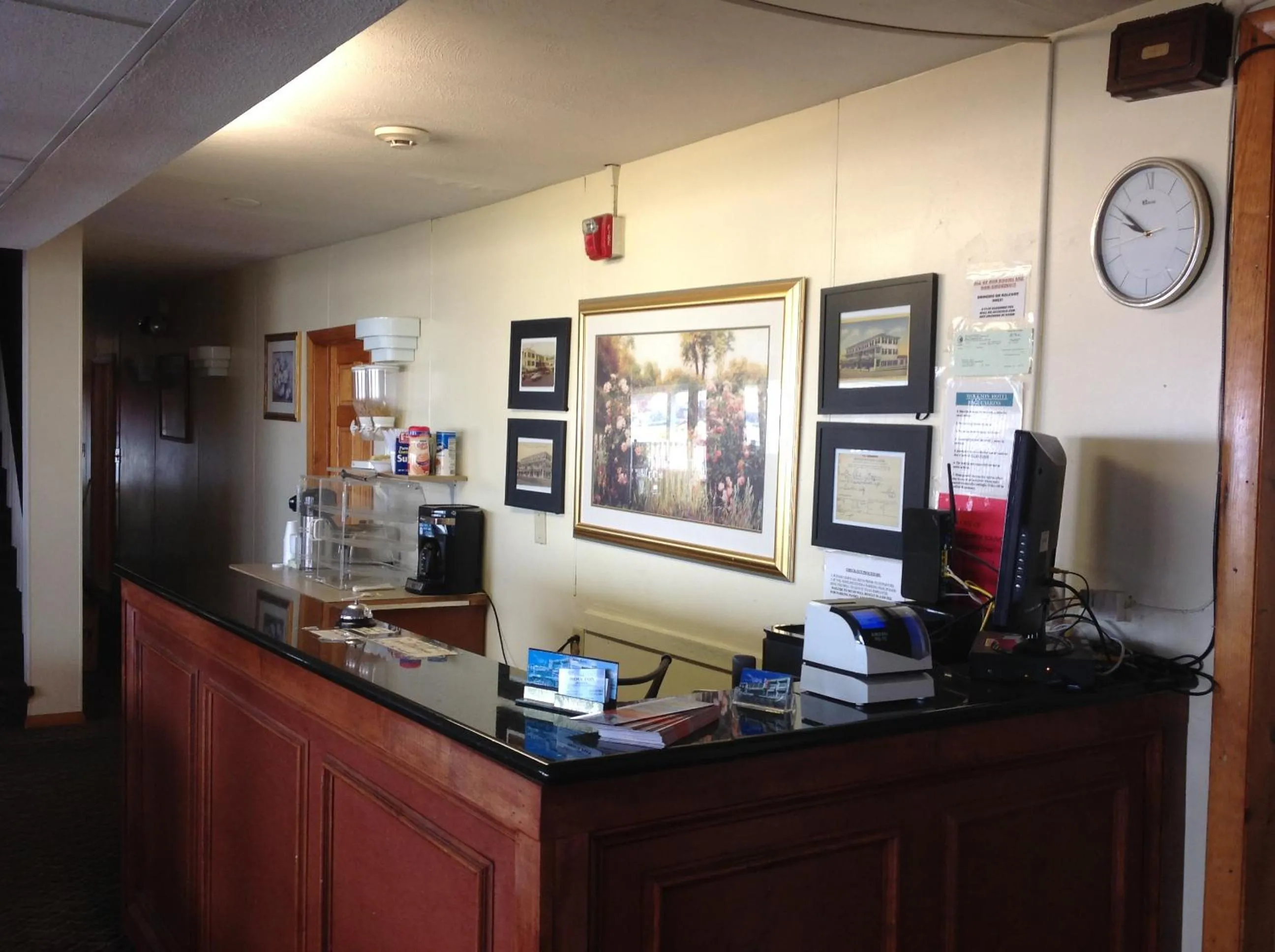 Lobby or reception in The Moulton Hotel