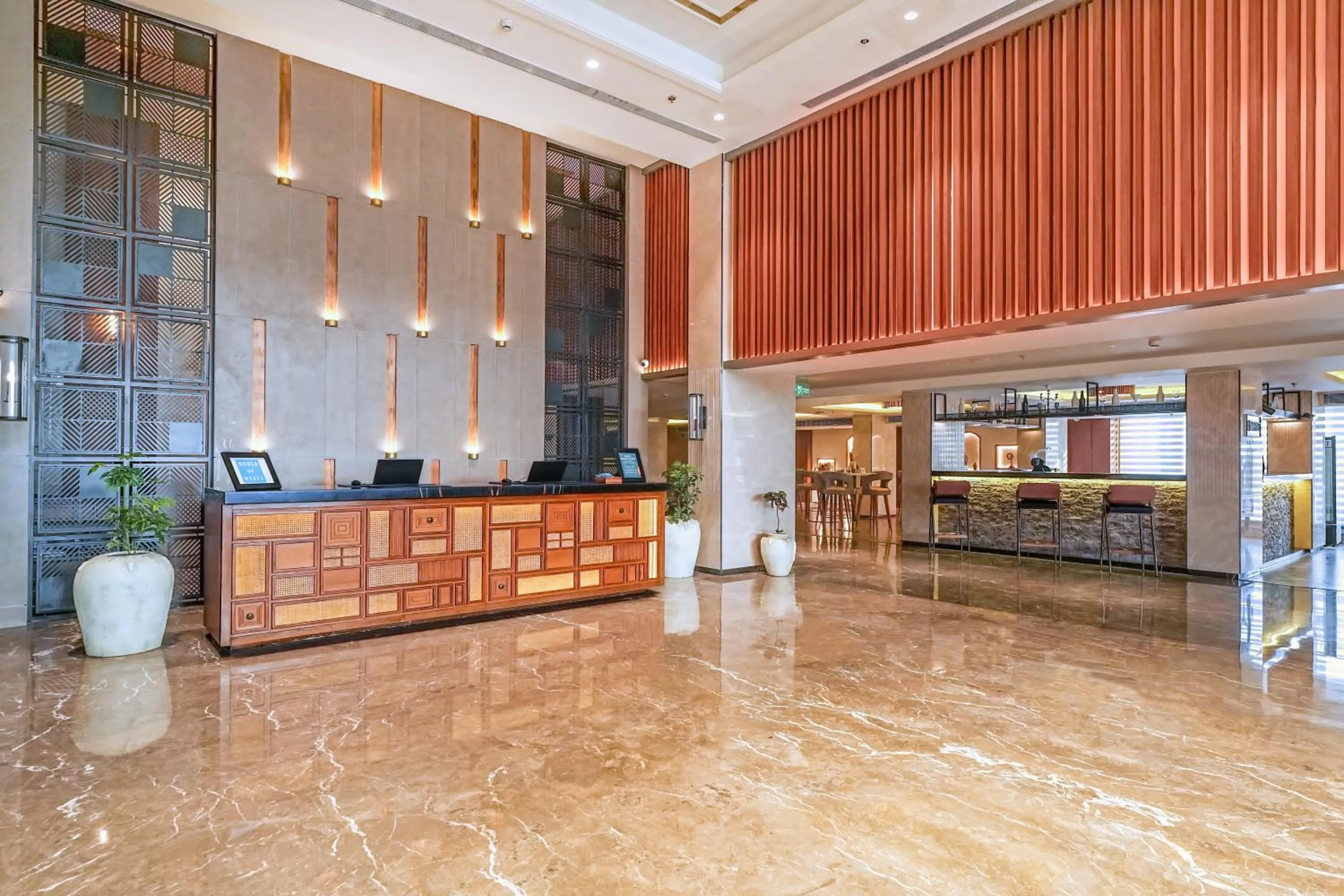 Lobby or reception in Hyatt Place Haridwar
