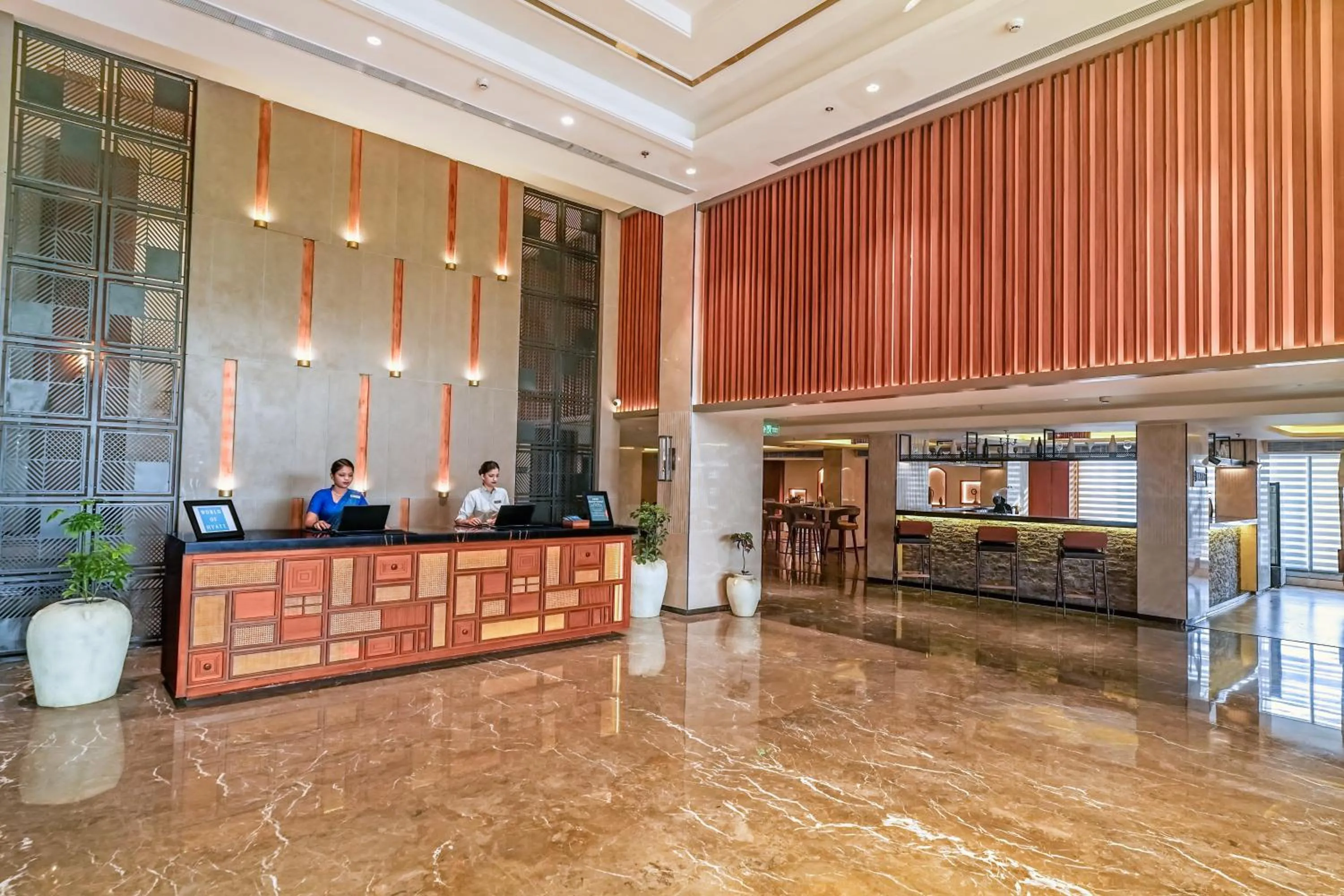 Lobby or reception in Hyatt Place Haridwar
