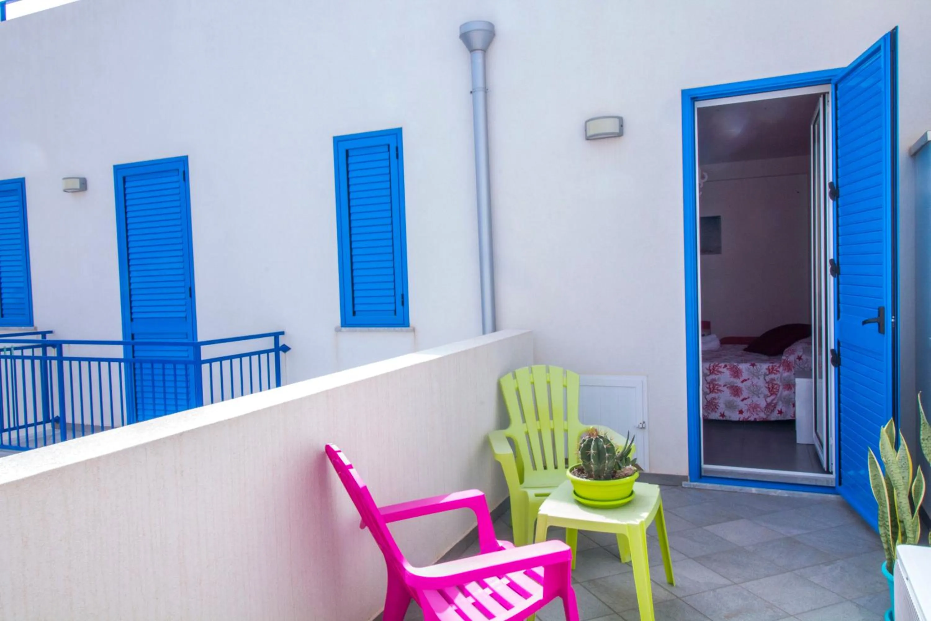 Balcony/Terrace in Hotel Arte Mare - camere in via del mulino 45