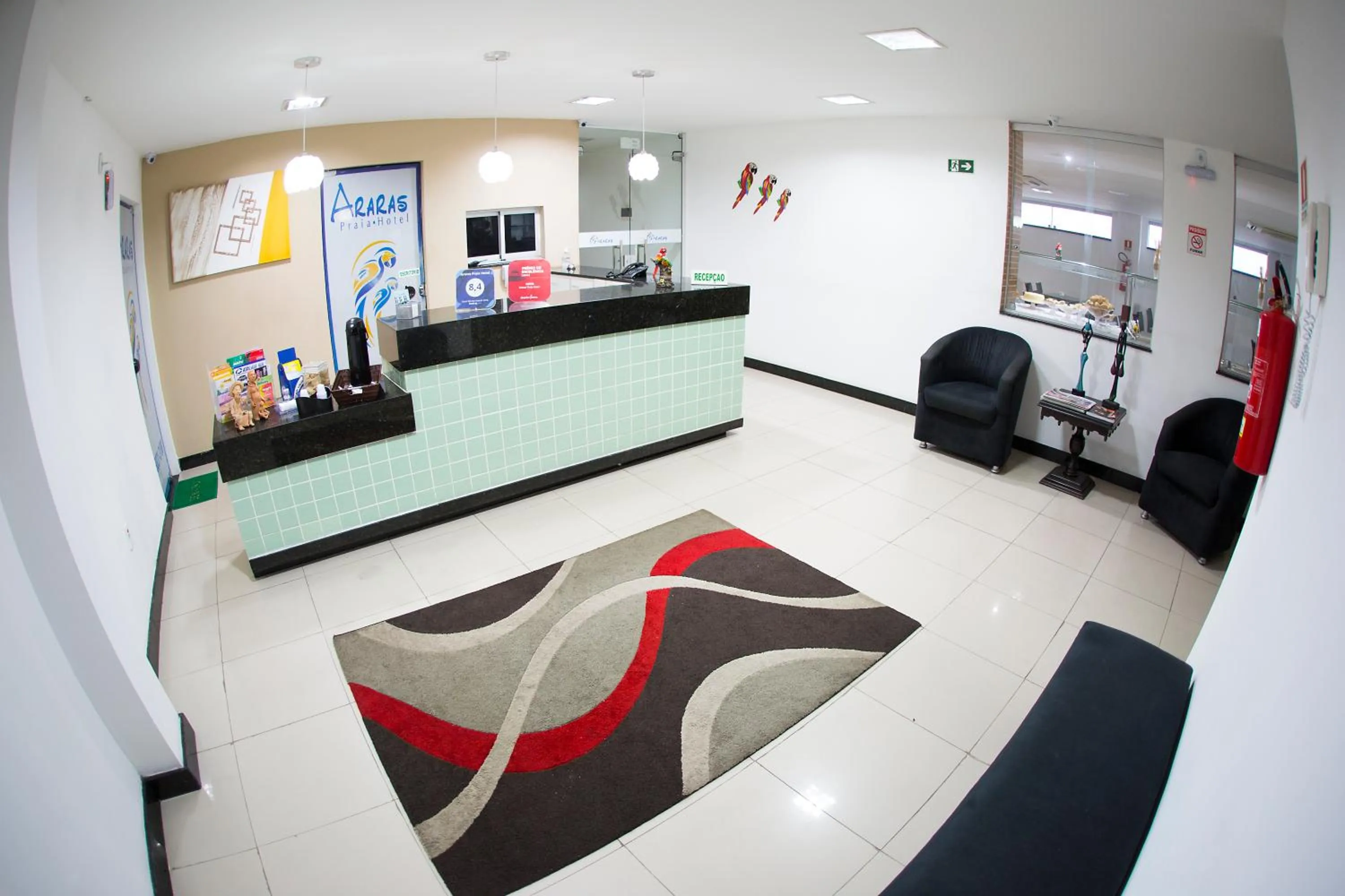 Lobby or reception in Rede Andrade Araras