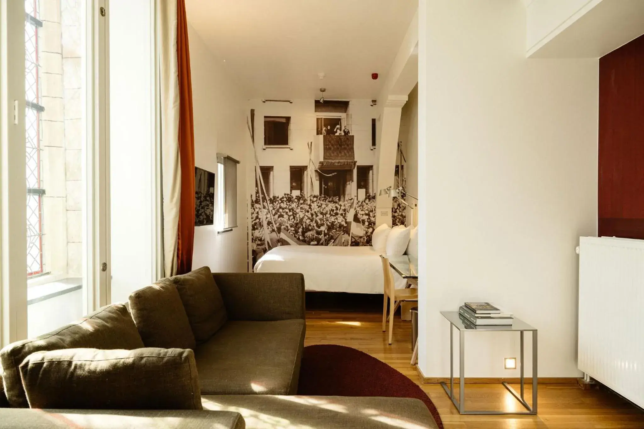 Bed in Kruisherenhotel Maastricht - Oostwegel Collection, member of Design Hotels Bed in Kruisherenhotel Maastricht - Oostwegel Collection, member of Design Hotels