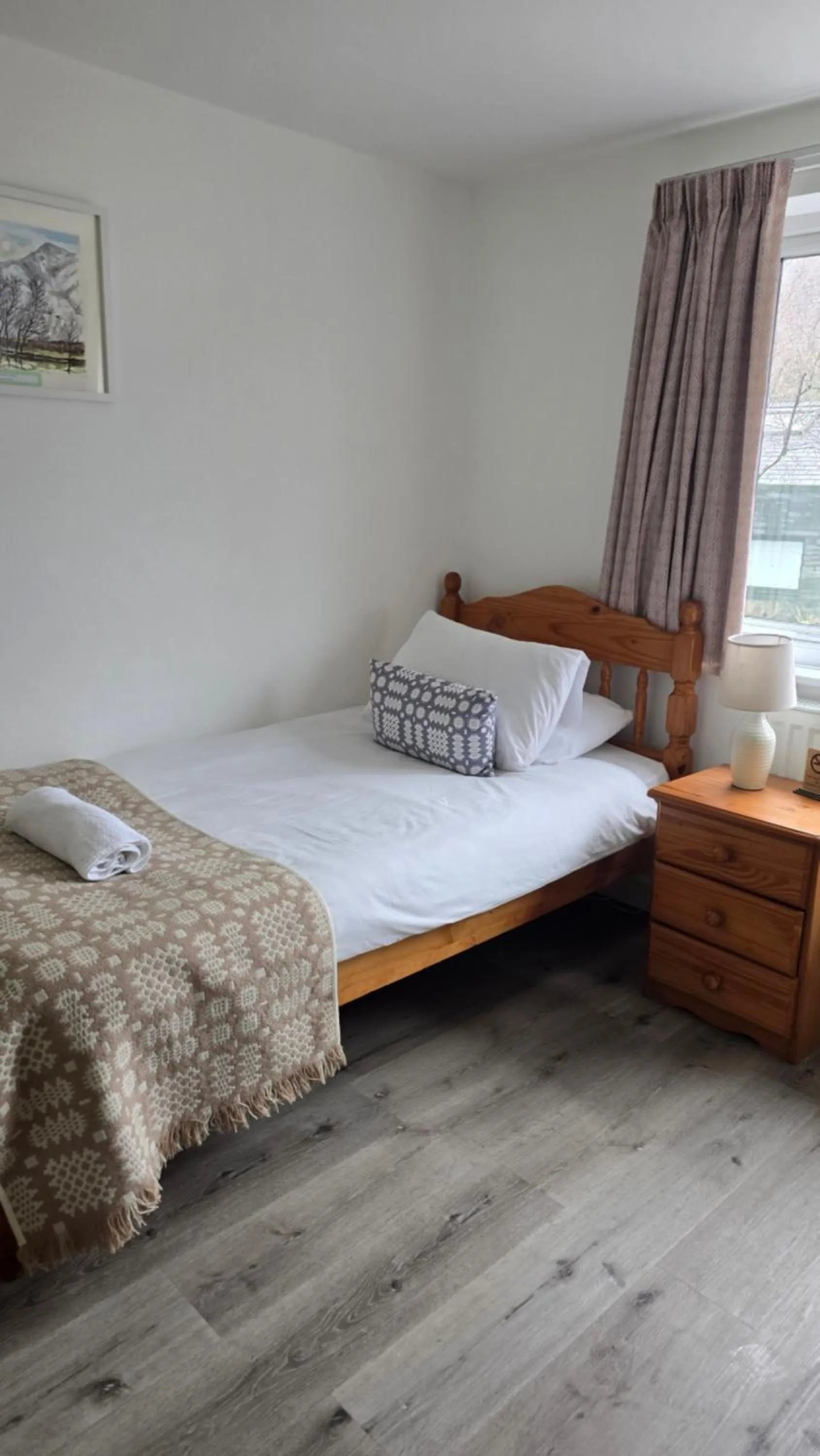 Bed in Snowdonia Mountain Lodge