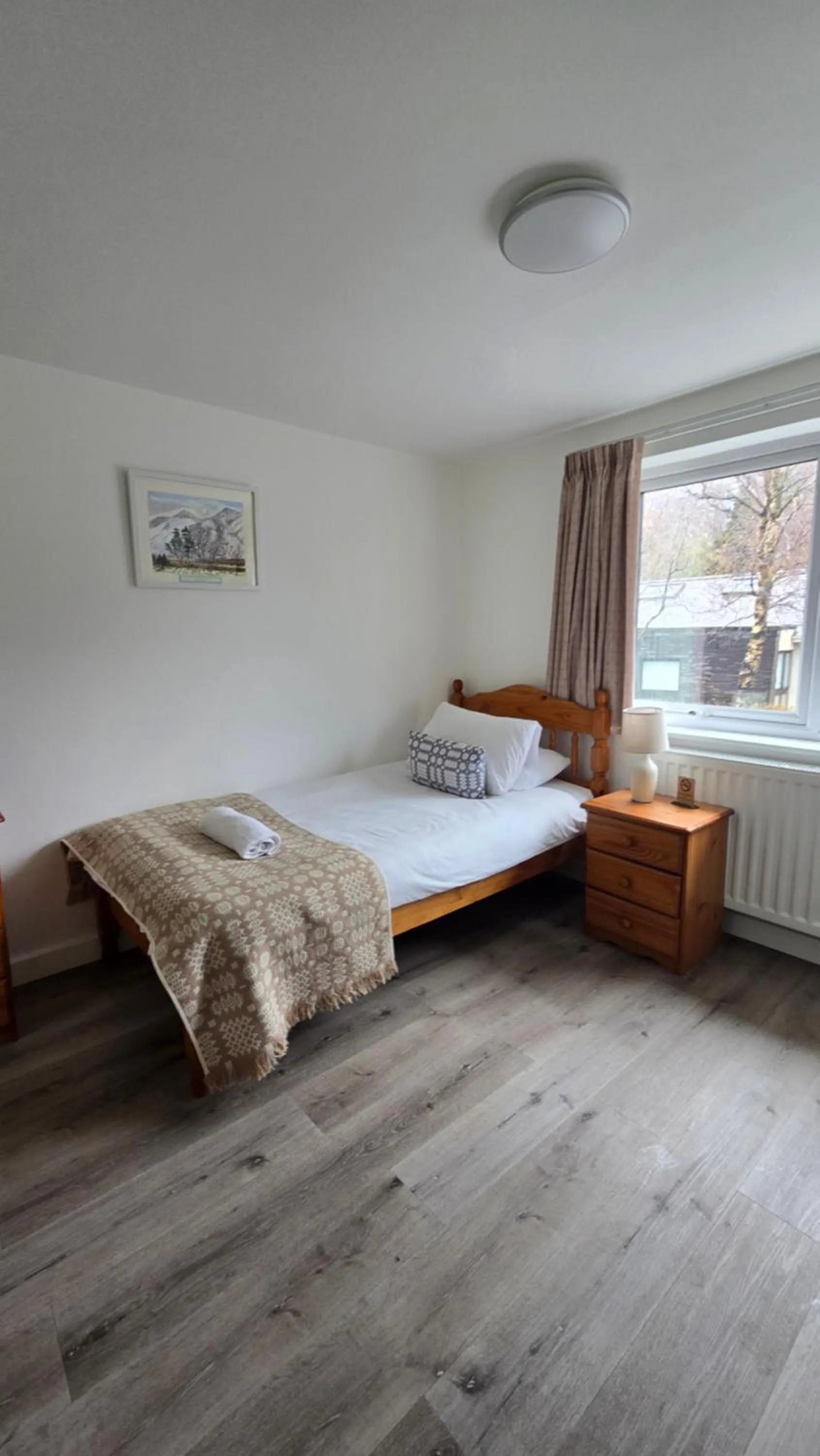 Bed in Snowdonia Mountain Lodge