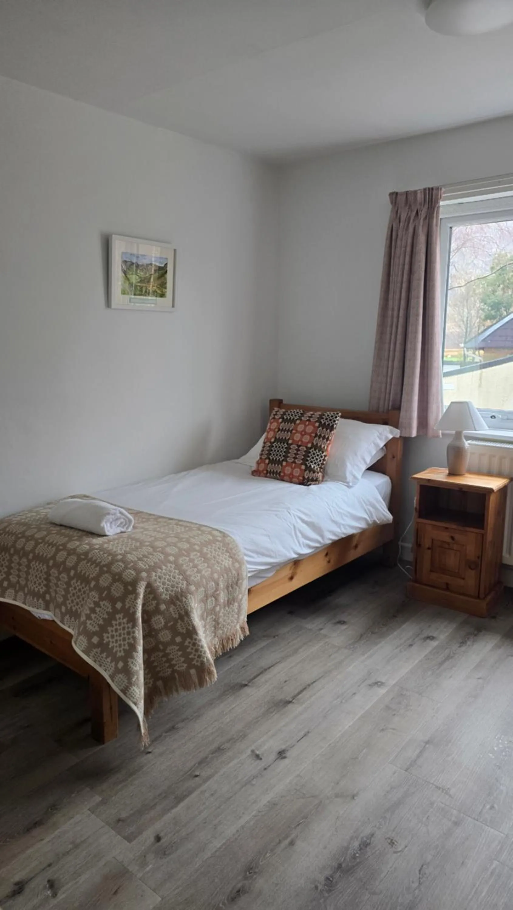 Bed in Snowdonia Mountain Lodge