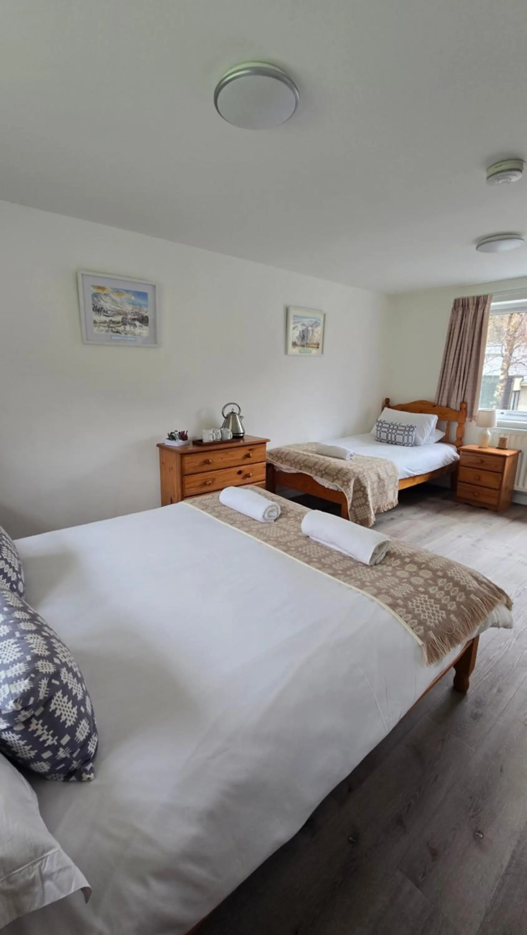 Bed in Snowdonia Mountain Lodge