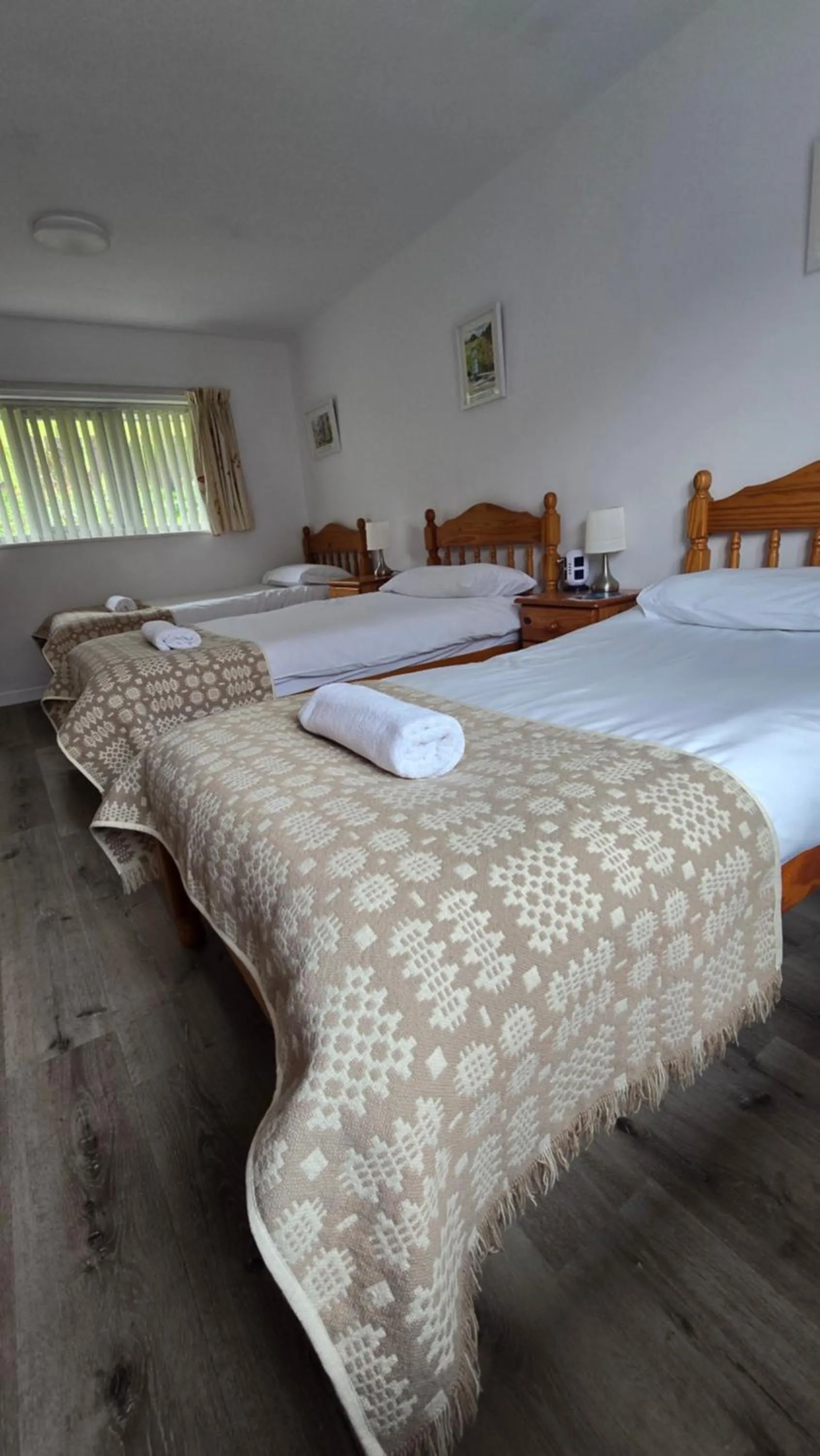 Bed in Snowdonia Mountain Lodge