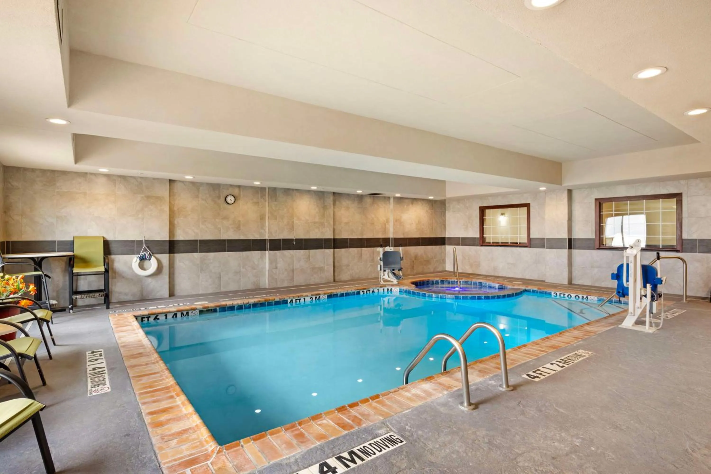 Pool view in Best Western Plus Pratt