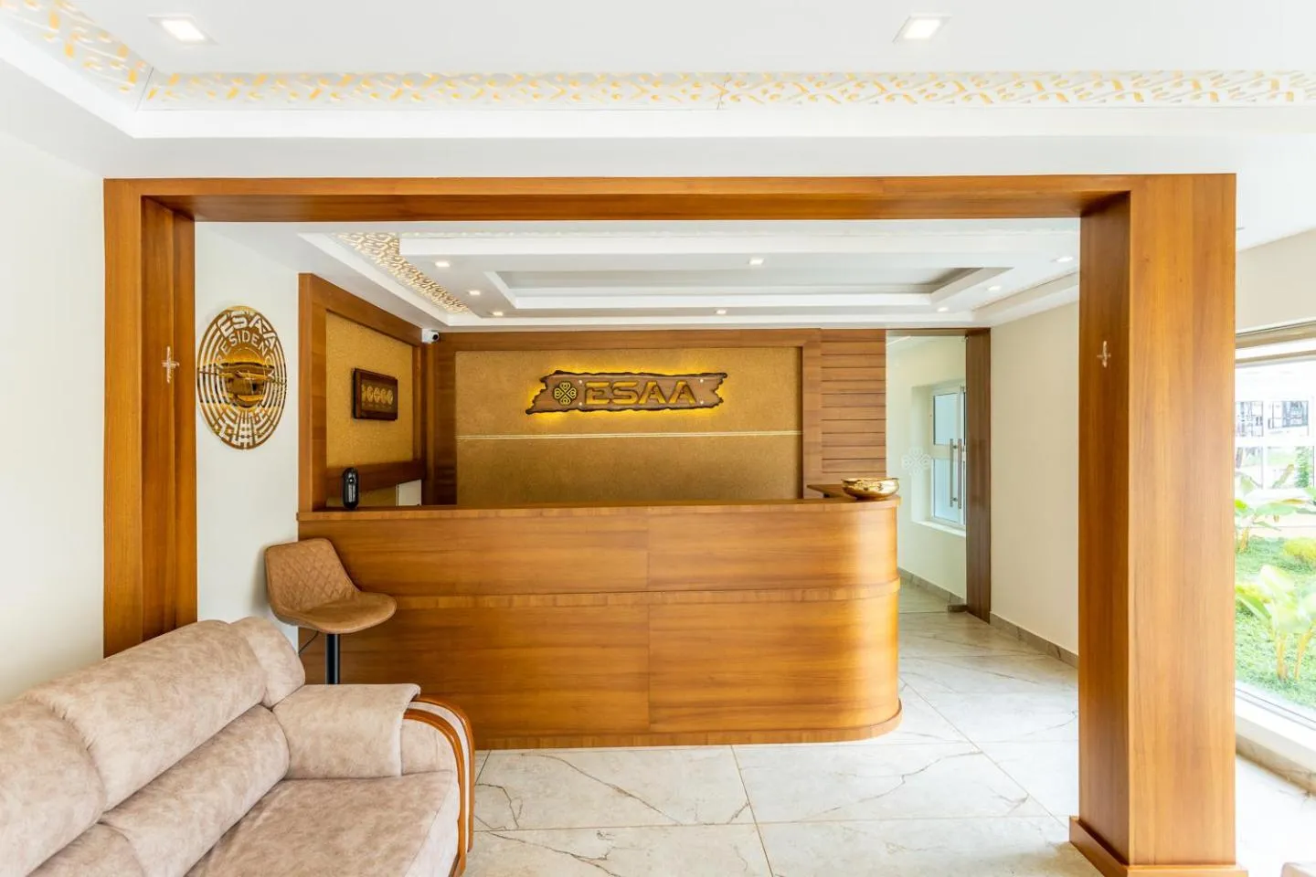 Lobby or reception in ESAA Airport Hotel