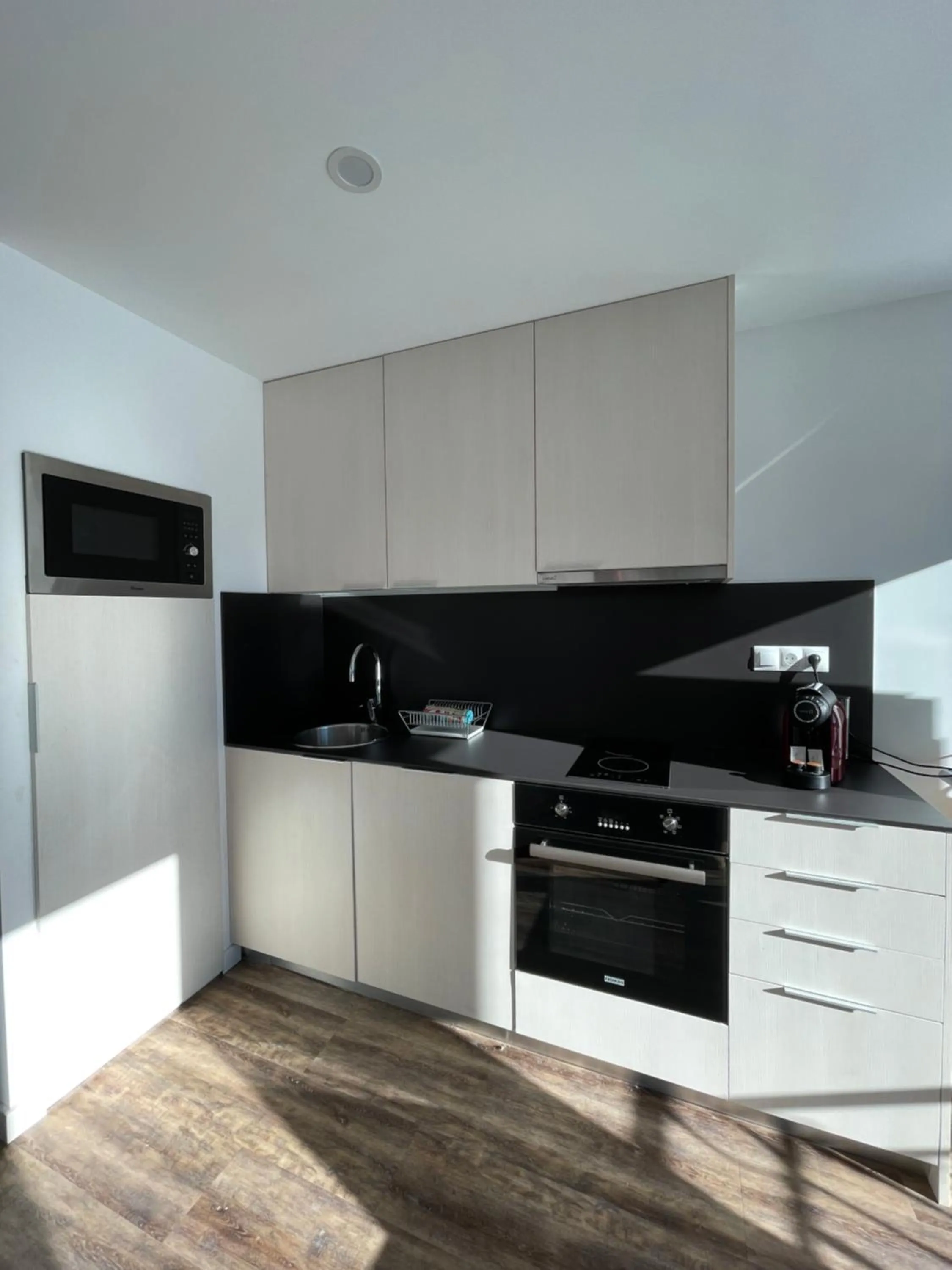 kitchen in Aparthotel Sant Andreu