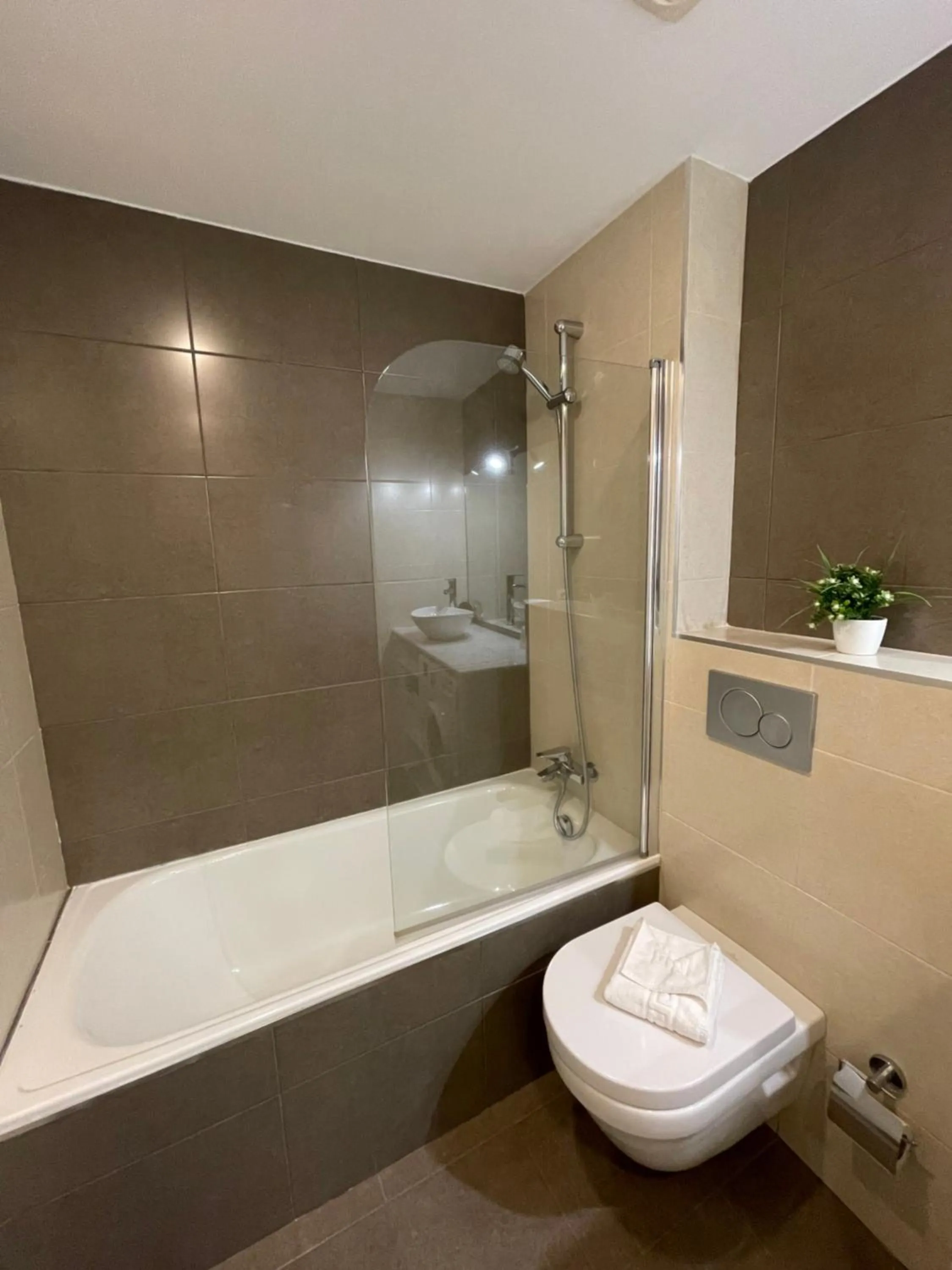 Bath in Aparthotel Sant Andreu