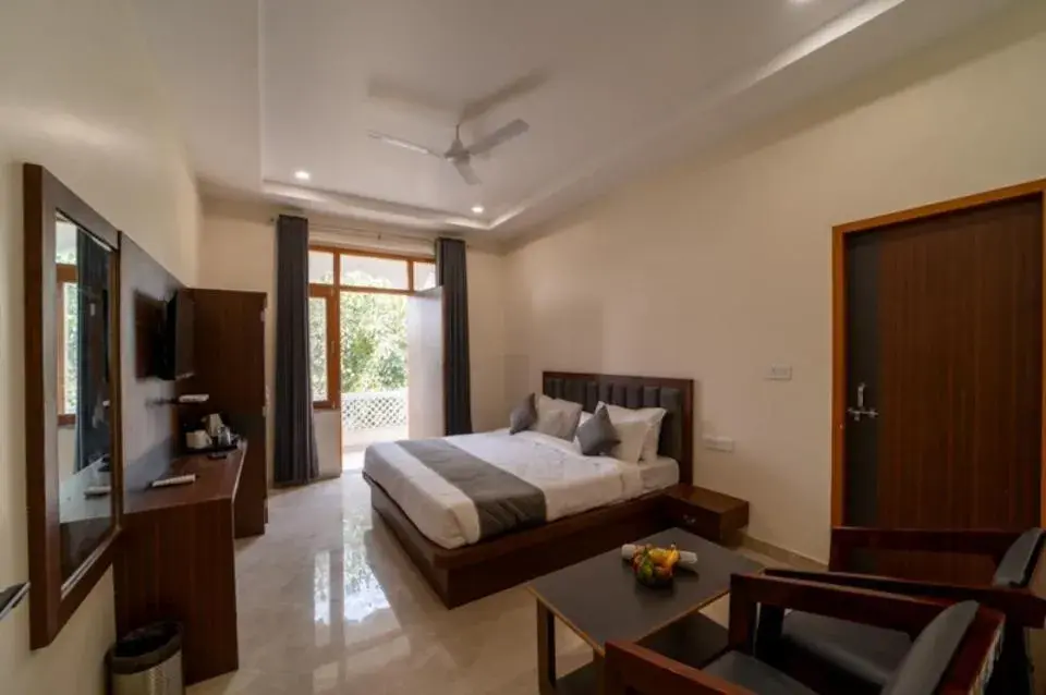 Bed in Joy Bagh Resort Pushkar Bed in Joy Bagh Resort Pushkar