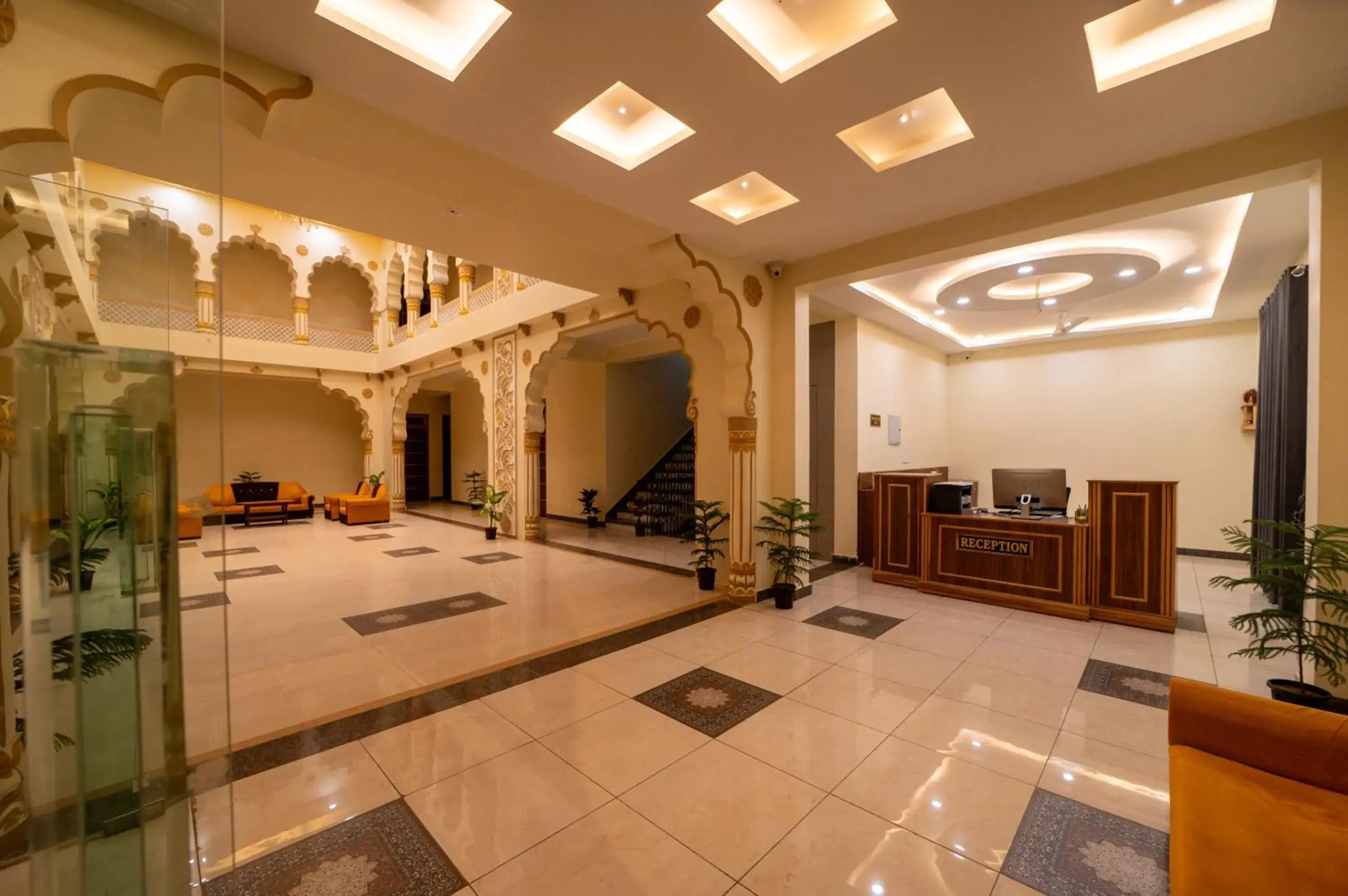 Lobby or reception in Joy Bagh Resort Pushkar Lobby or reception in Joy Bagh Resort Pushkar
