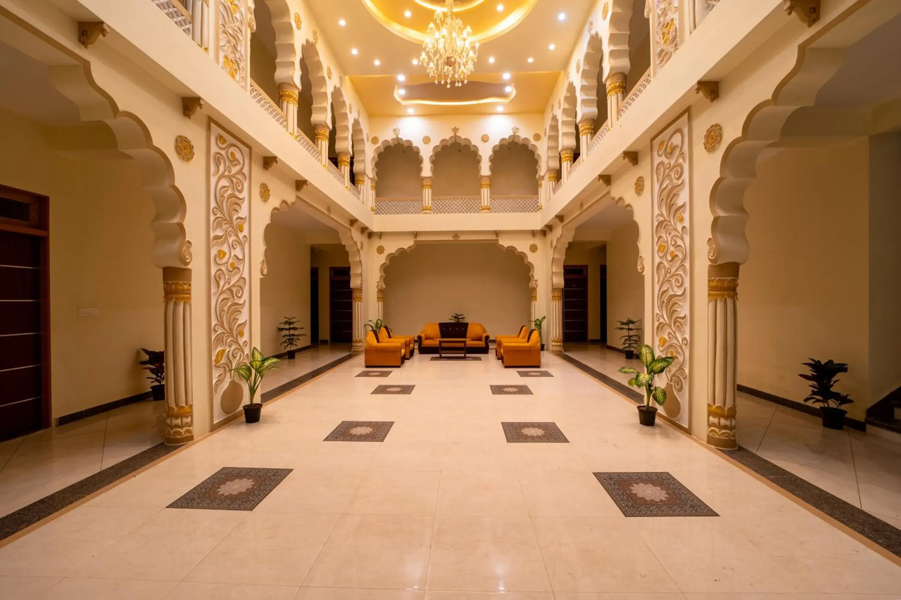 Seating area in Joy Bagh Resort Pushkar Seating area in Joy Bagh Resort Pushkar