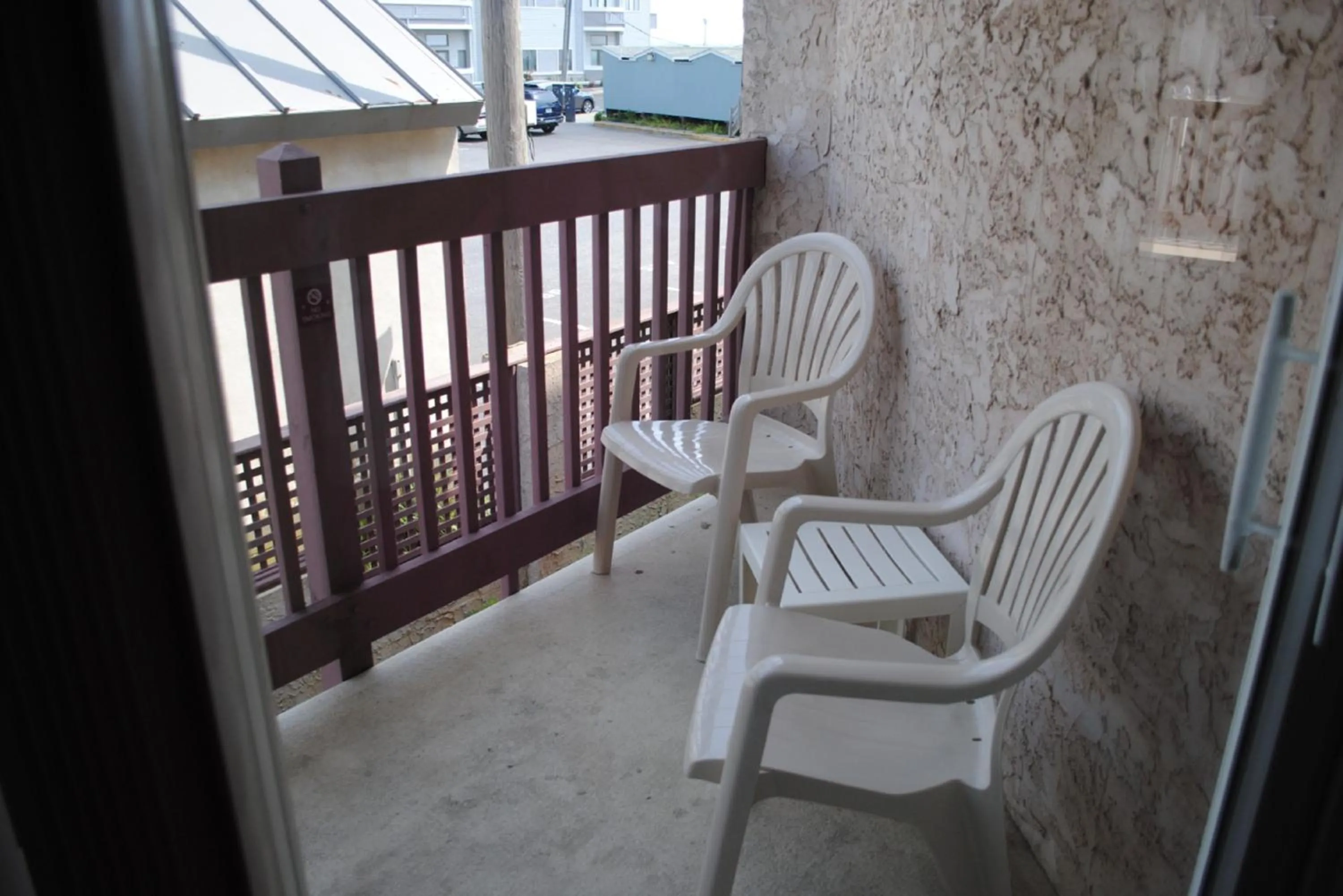 Balcony/Terrace in Windswept Motel