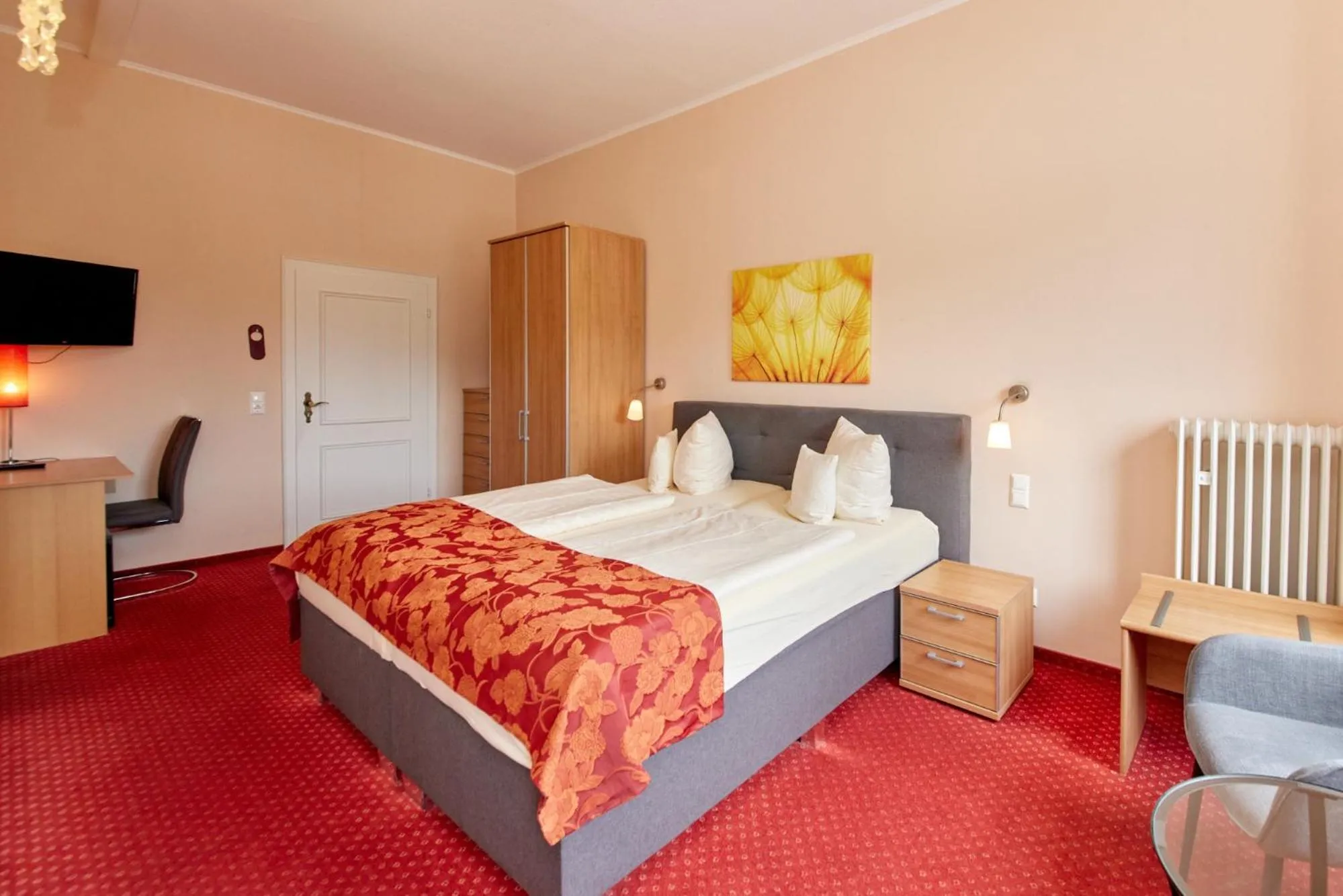 Bed in Moselhotel Römischer Kaiser