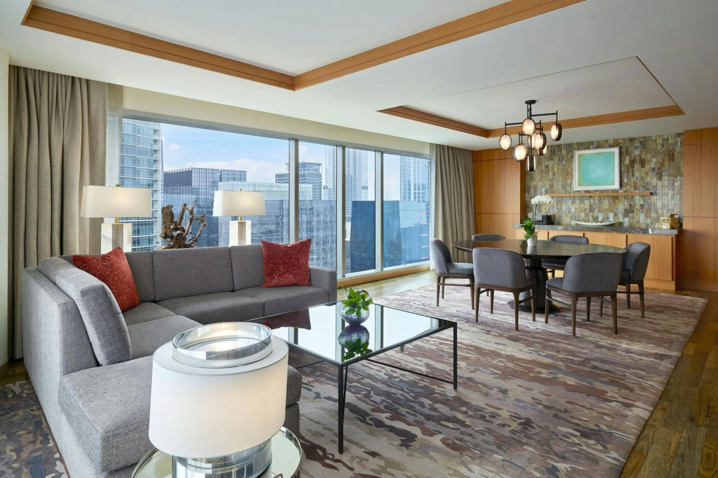 Living room in JW Marriott Austin